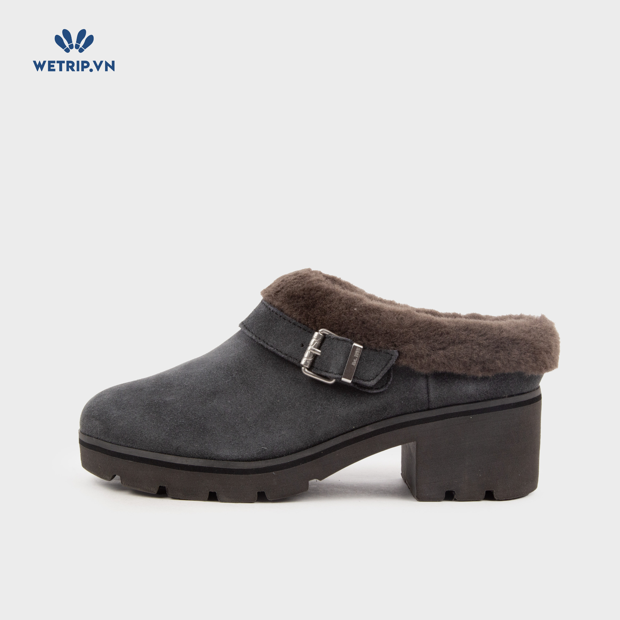 Mules Bussola (Xám đậm) Mã ML-BSL-001-B