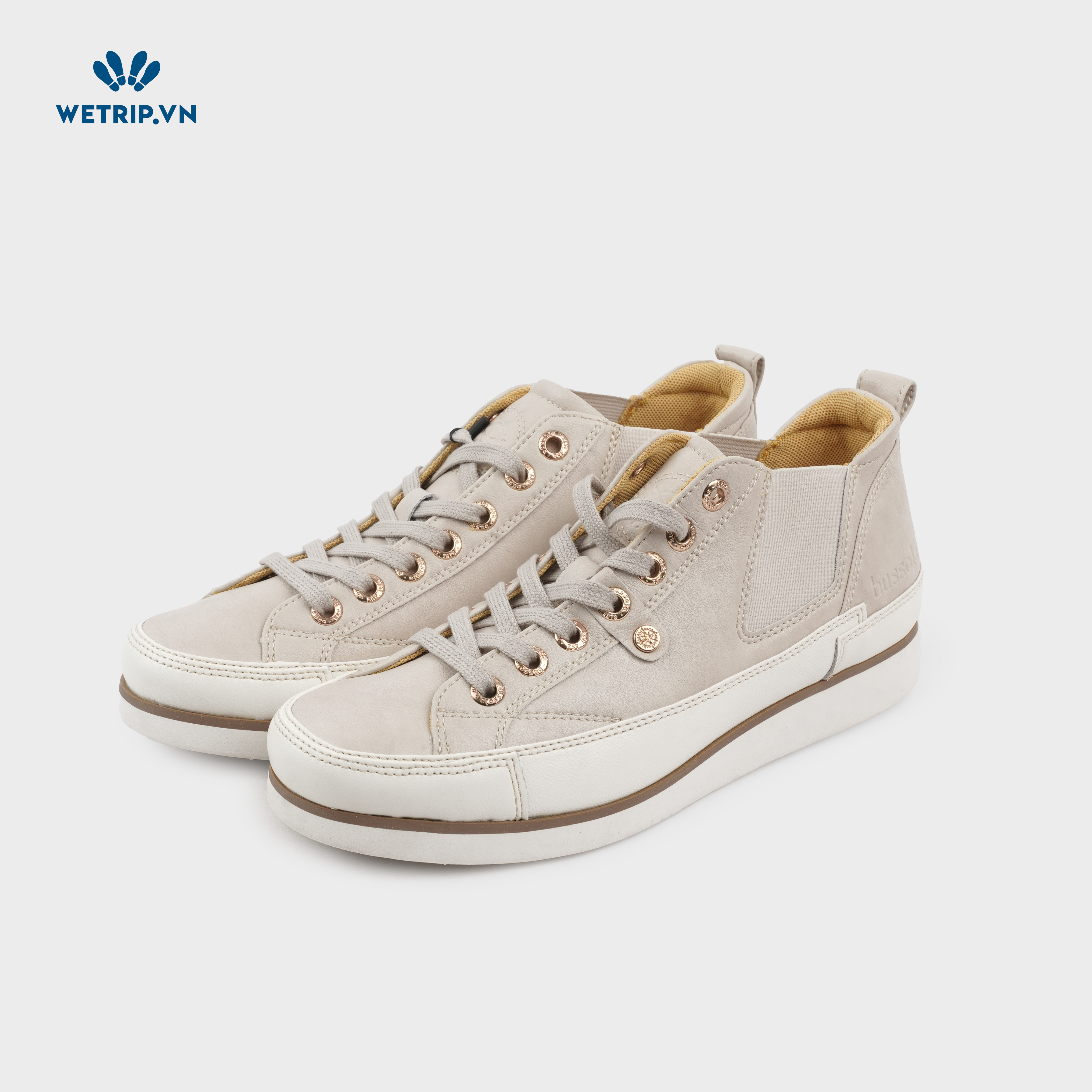 Sneaker Bussola (Kem be nhạt) Mã SN-BSL-079-A3