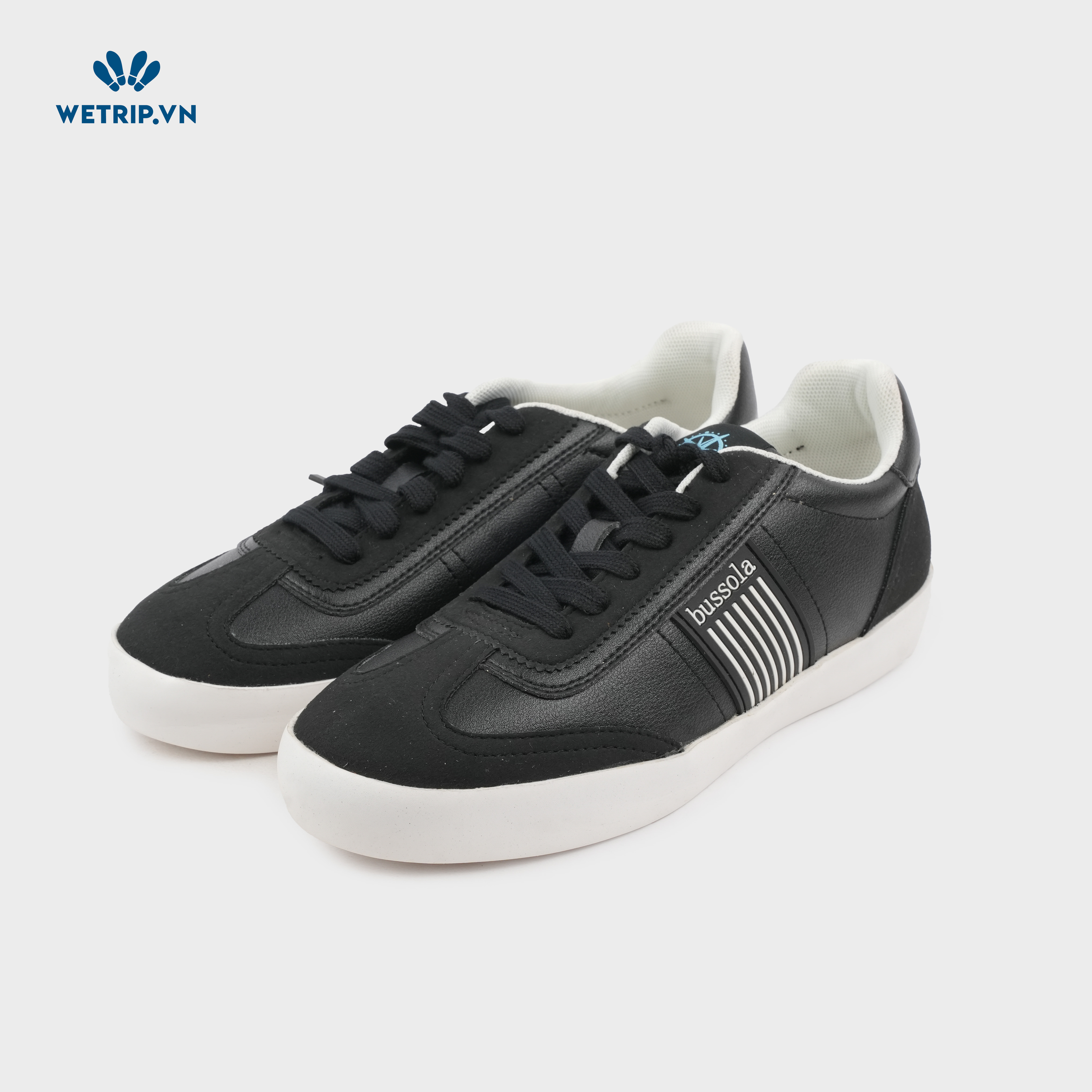 Sneaker Bussola (Đen đế trắng bằng) Mã SN-BSL-083-B1