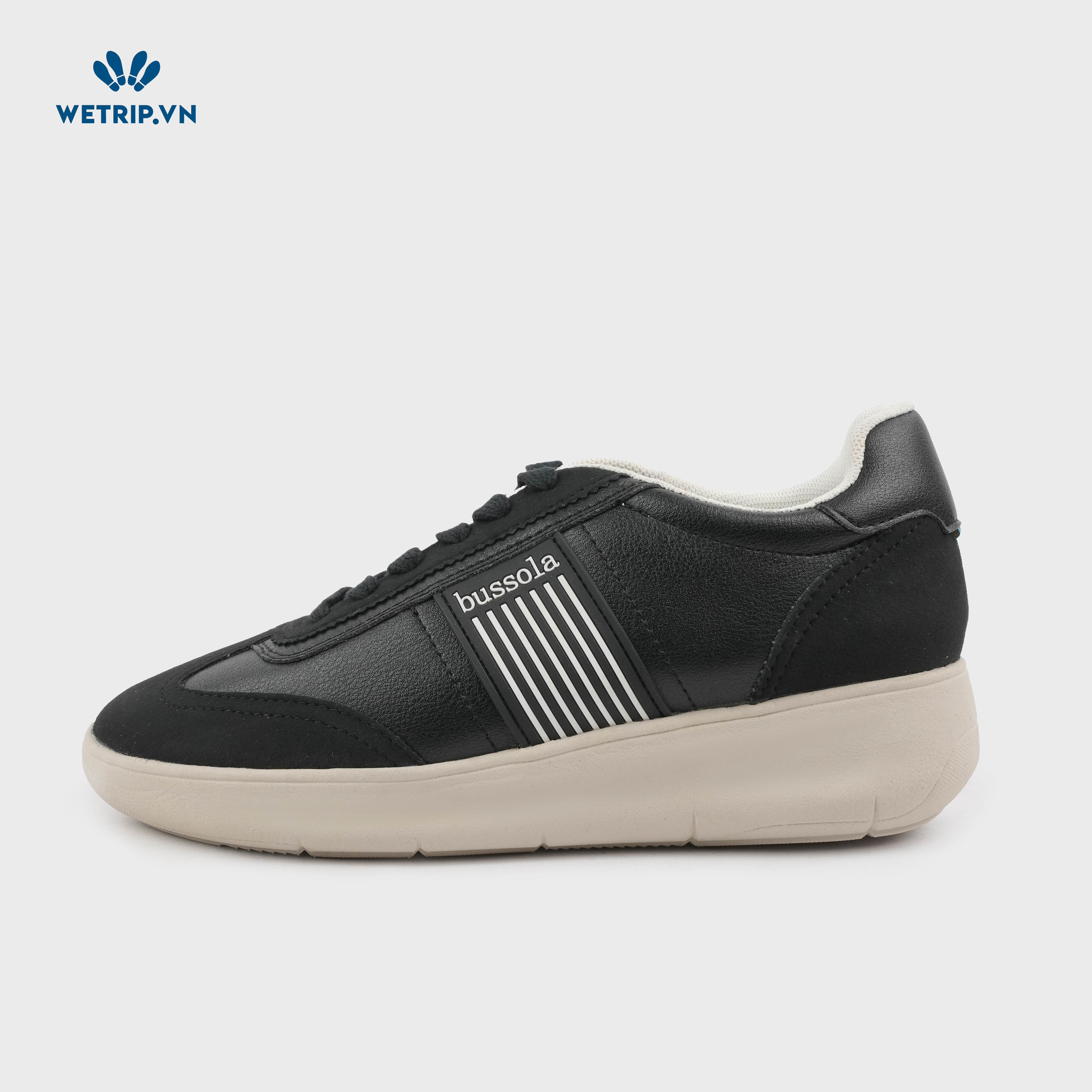 Sneaker Bussola (Đen đế trắng EVA) Mã SN-BSL-083-B4