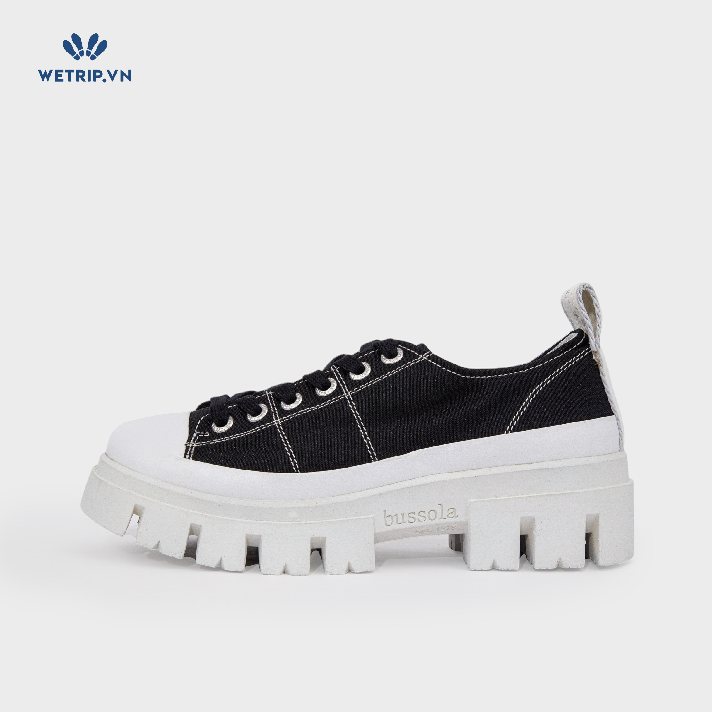 Sneaker Bussola (Đen) Mã SN-BSL-138-A