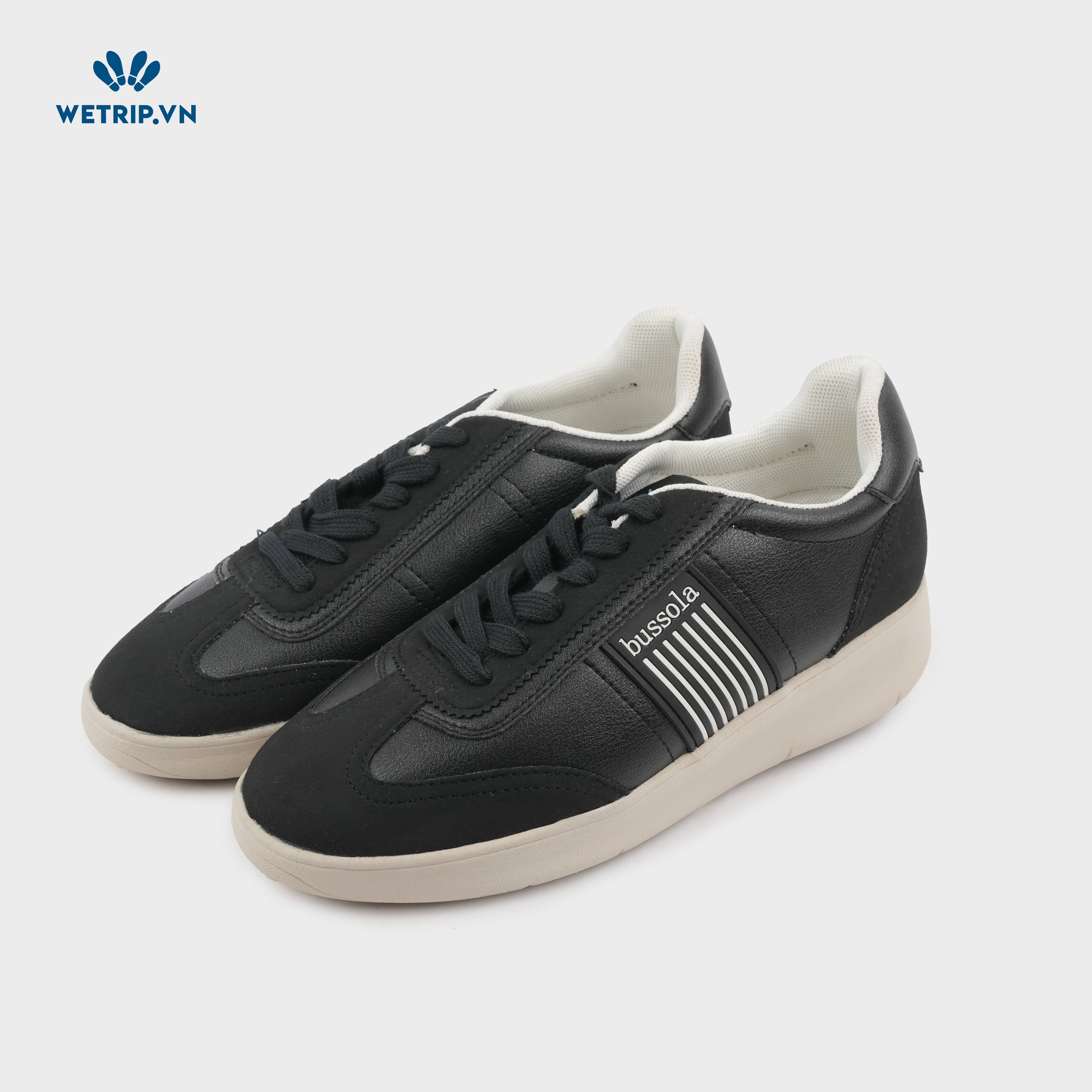 Sneaker Bussola (Đen đế trắng EVA) Mã SN-BSL-083-B4