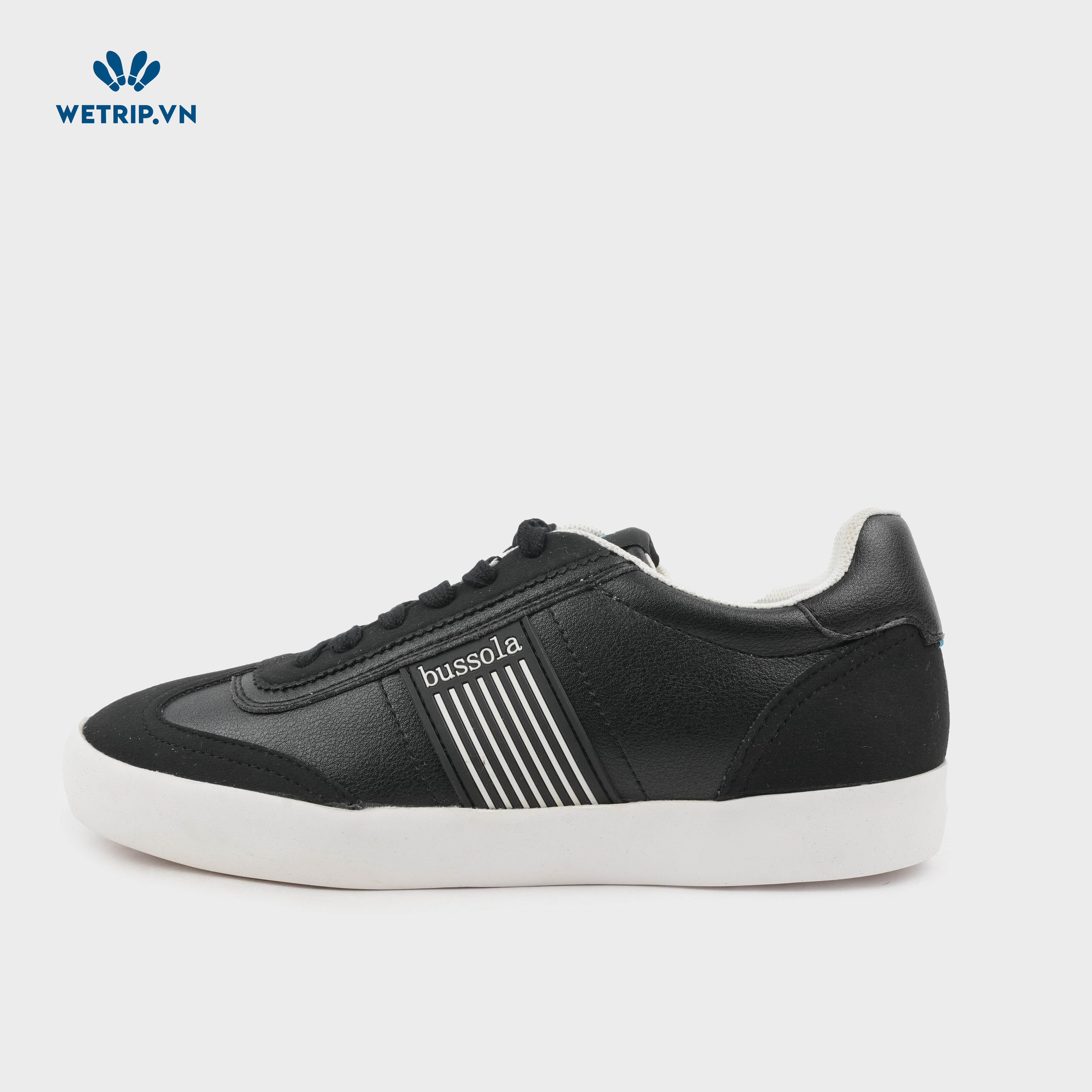 Sneaker Bussola (Đen đế trắng bằng) Mã SN-BSL-083-B1