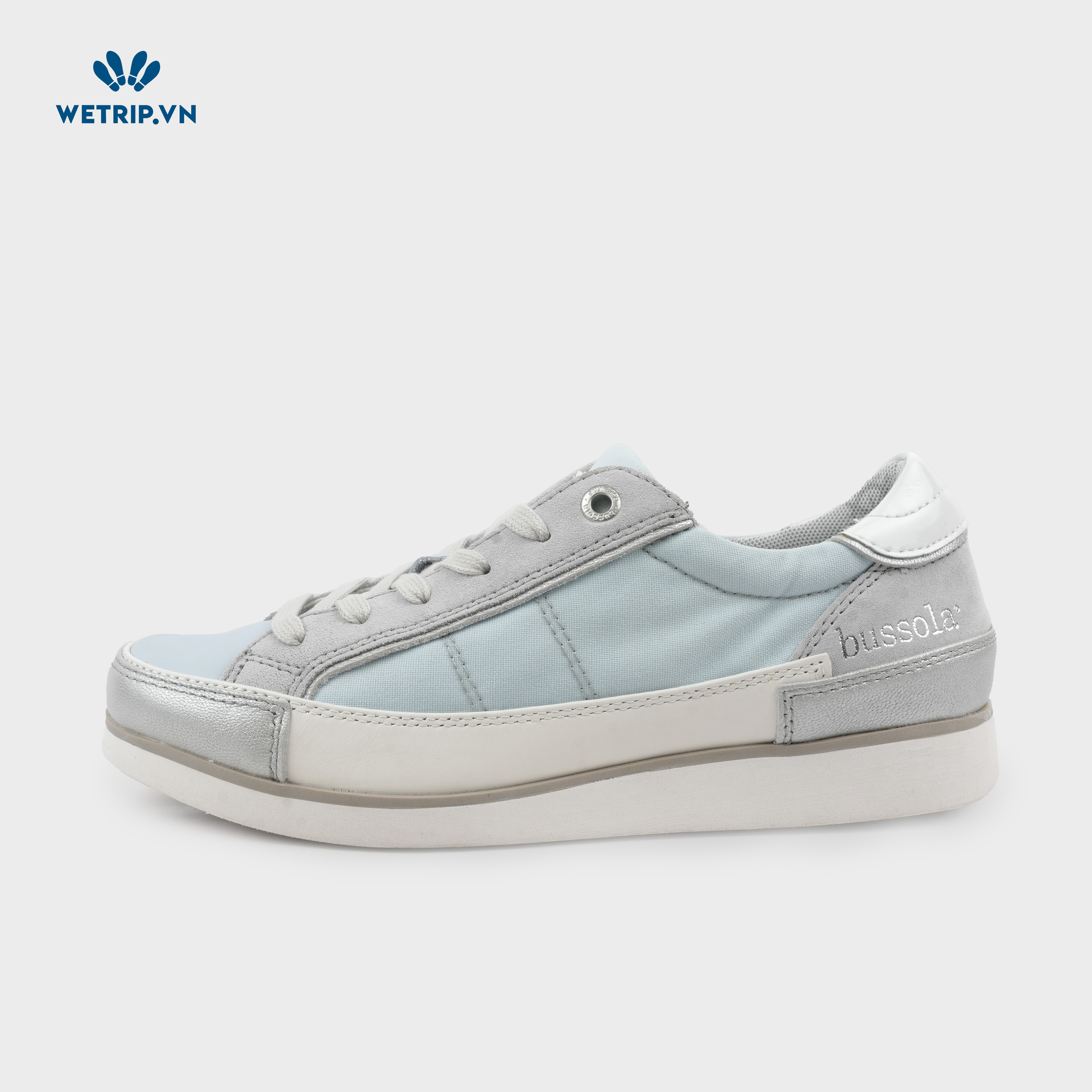 Sneaker Bussola (Xanh pha ghi) Mã SN-BSL-091-C