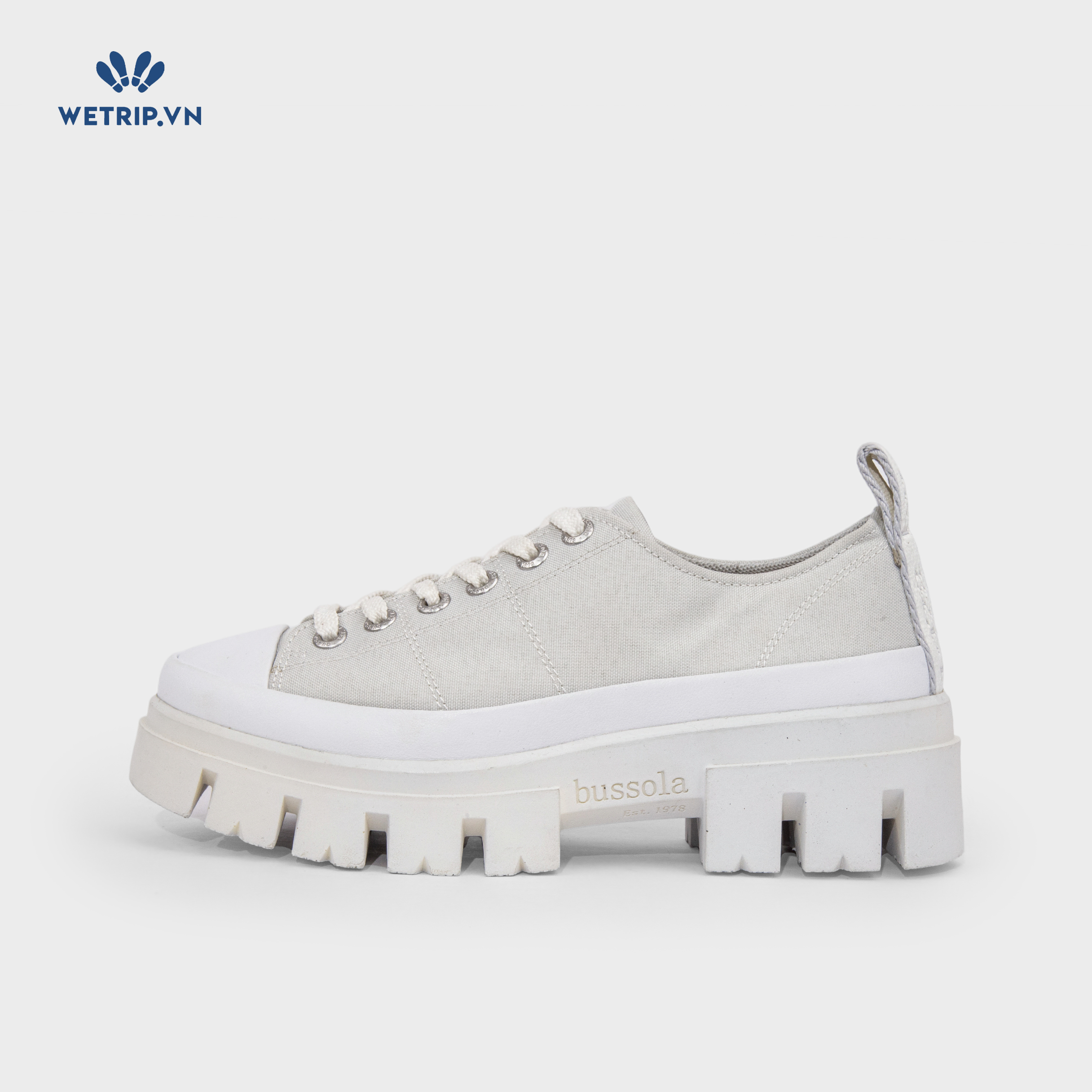 Sneaker Bussola (Ghi nhạt) Mã SN-BSL-138-C