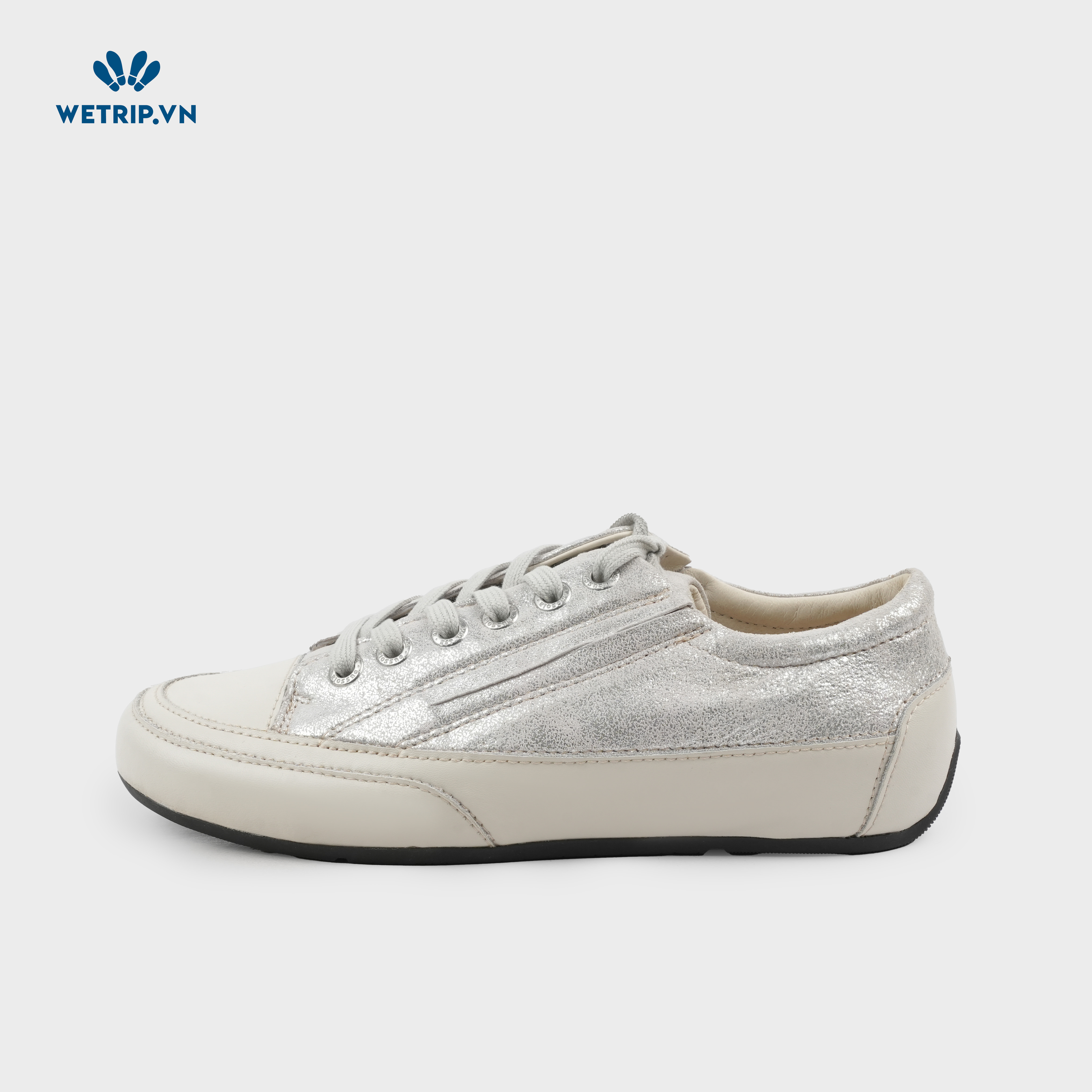 Sneaker Bussola (Nhũ bạc pha kem) Mã SN-BSL-086-H