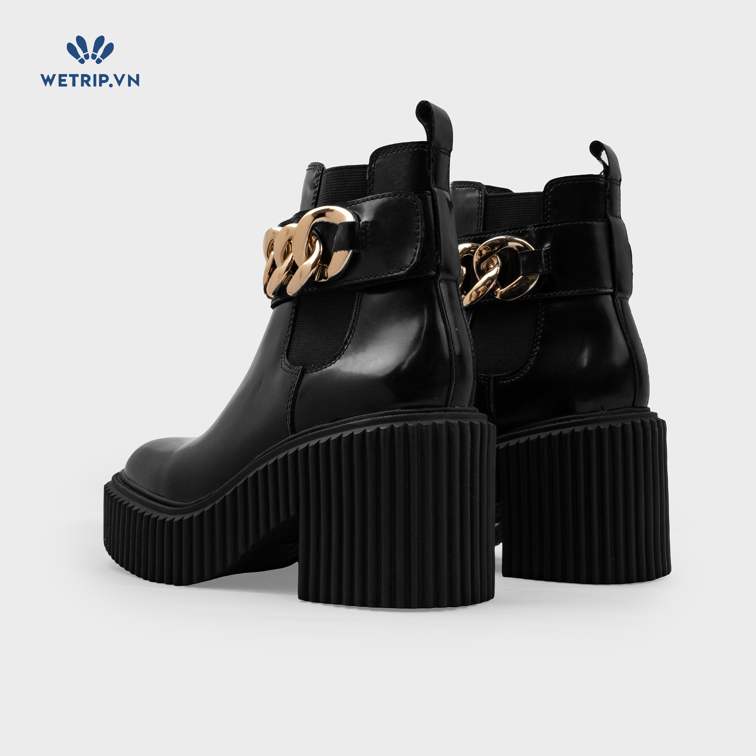 Boots Lửng Cao Gót Aldo (đen xích) Mã BL-CG-ALDO-008-A