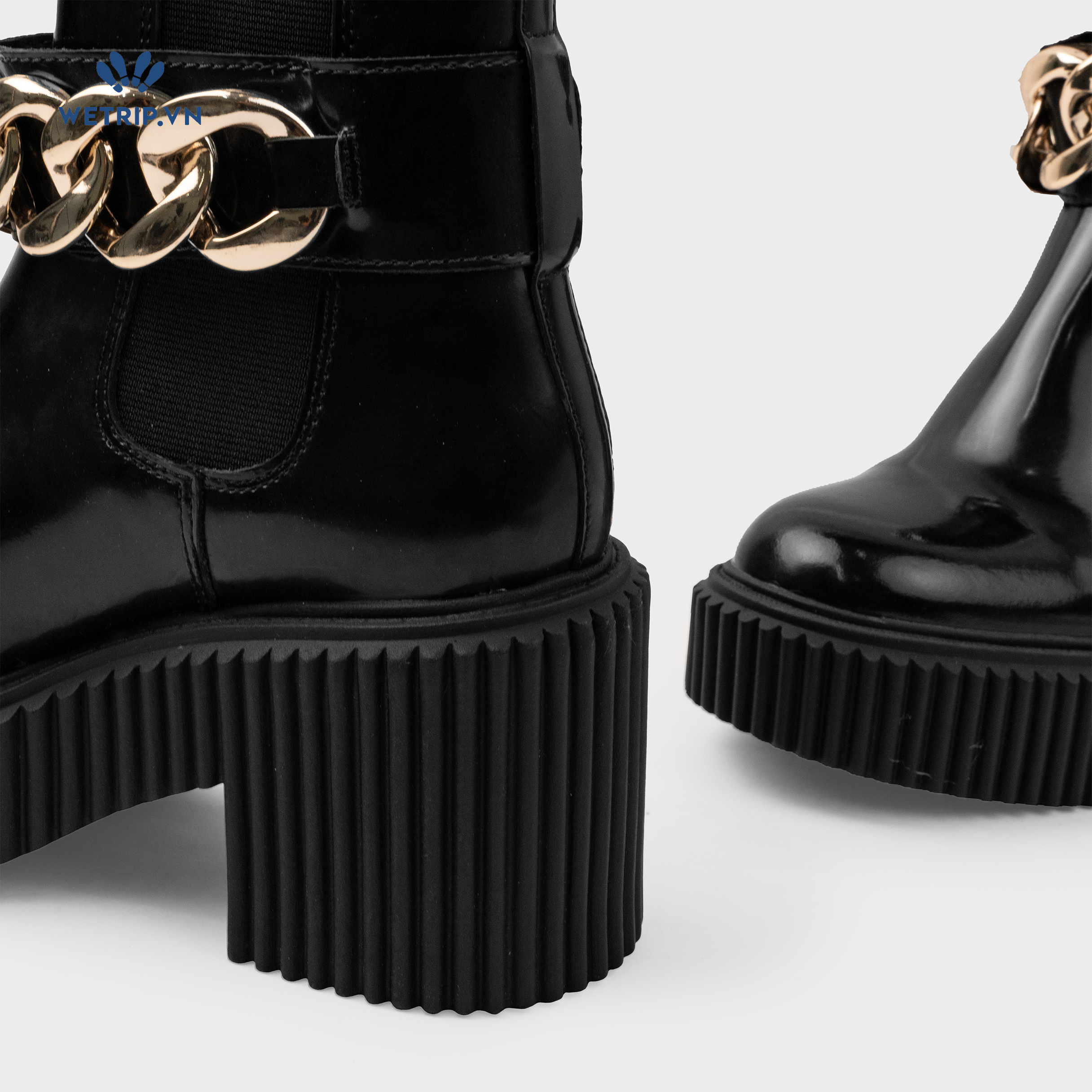 Boots Lửng Cao Gót Aldo (đen xích) Mã BL-CG-ALDO-008-A