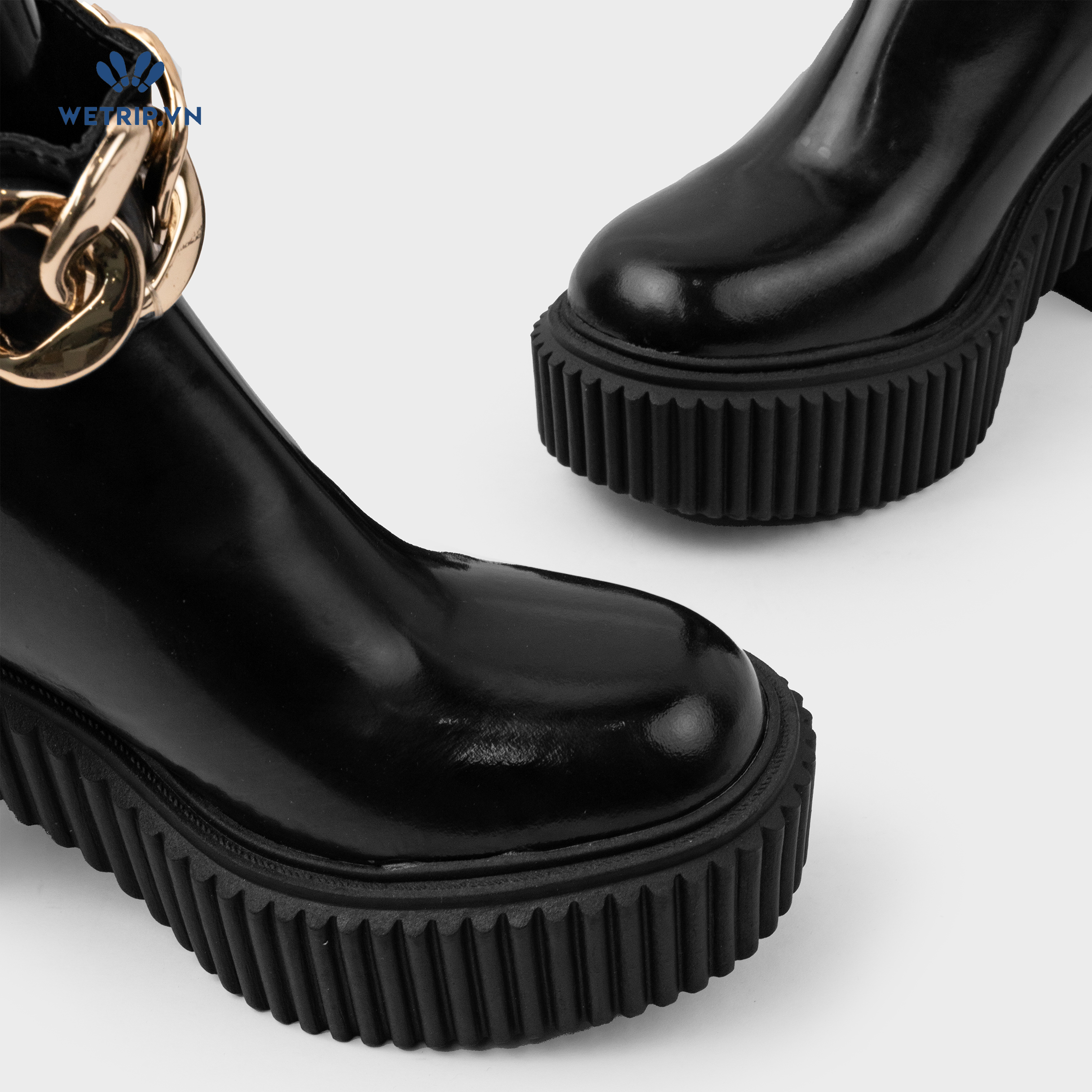 Boots Lửng Cao Gót Aldo (đen xích) Mã BL-CG-ALDO-008-A