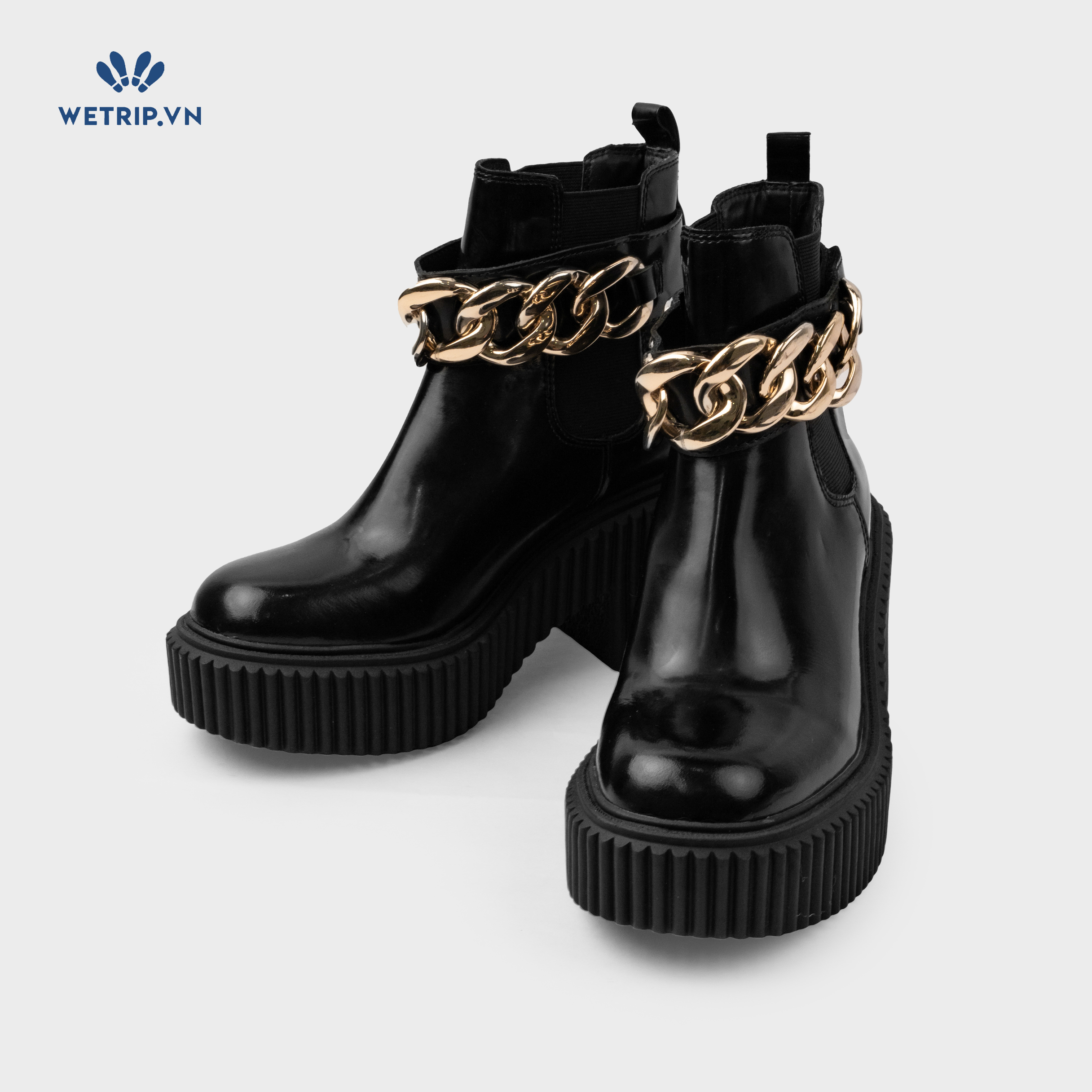 Boots Lửng Cao Gót Aldo (đen xích) Mã BL-CG-ALDO-008-A