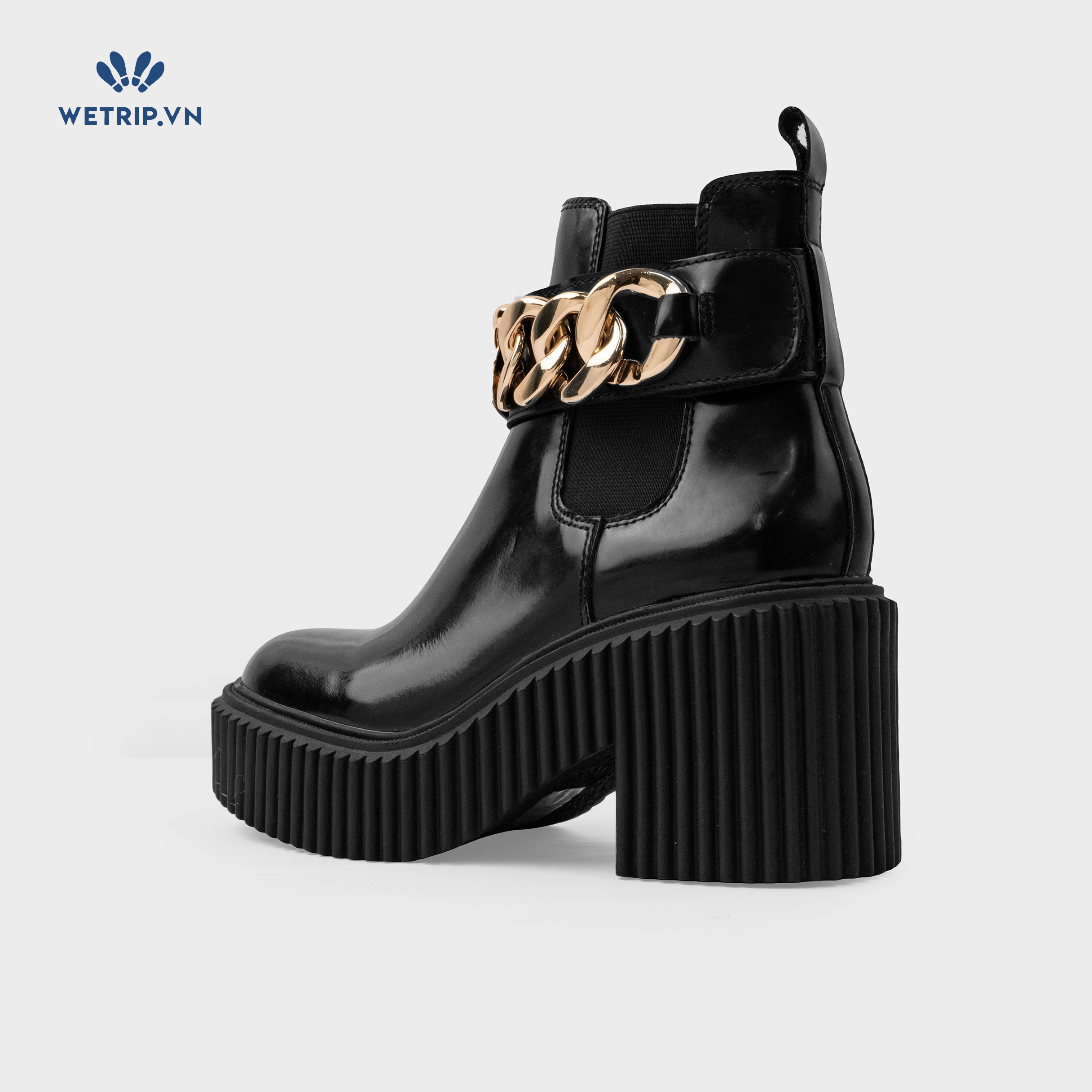 Boots Lửng Cao Gót Aldo (đen xích) Mã BL-CG-ALDO-008-A