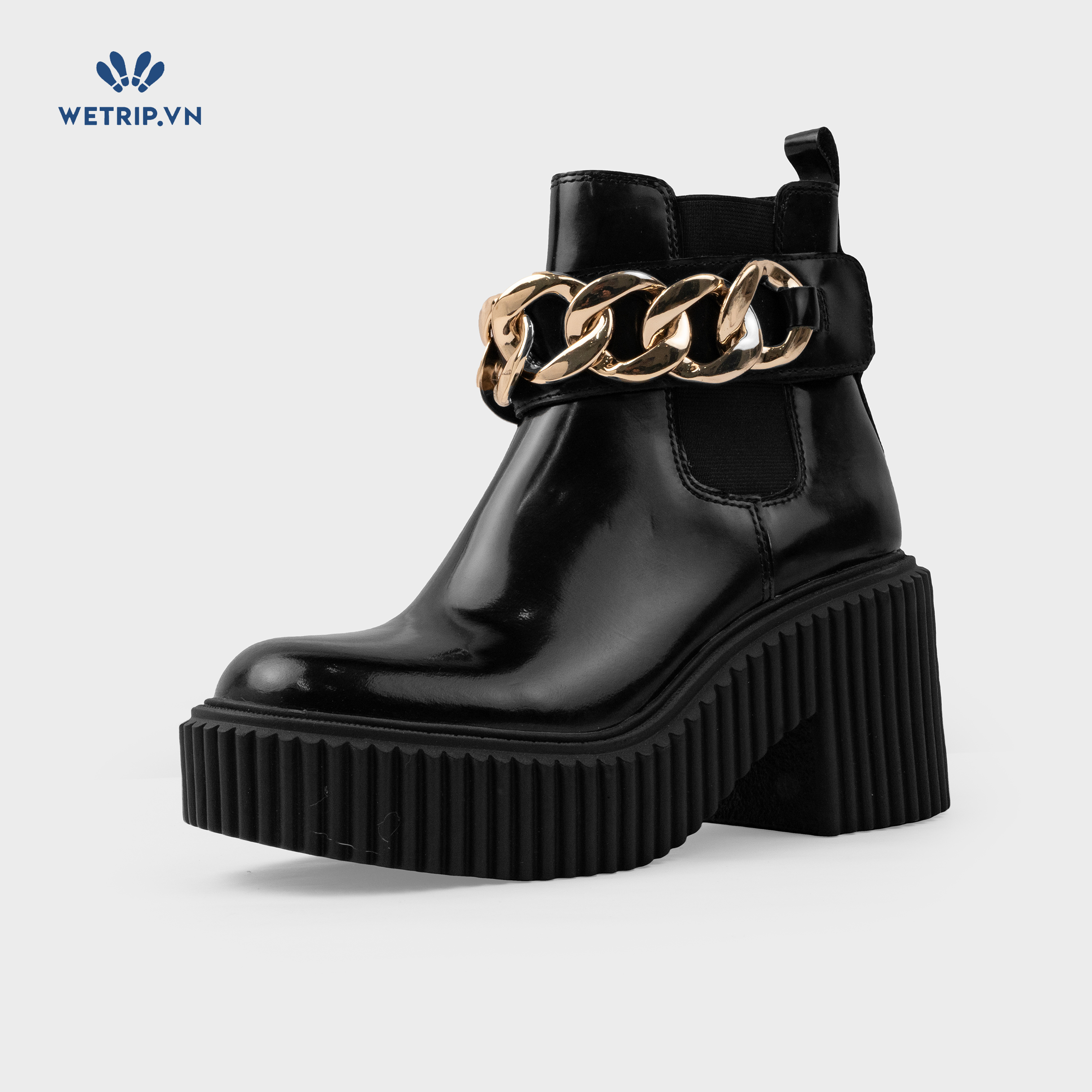 Boots Lửng Cao Gót Aldo (đen xích) Mã BL-CG-ALDO-008-A