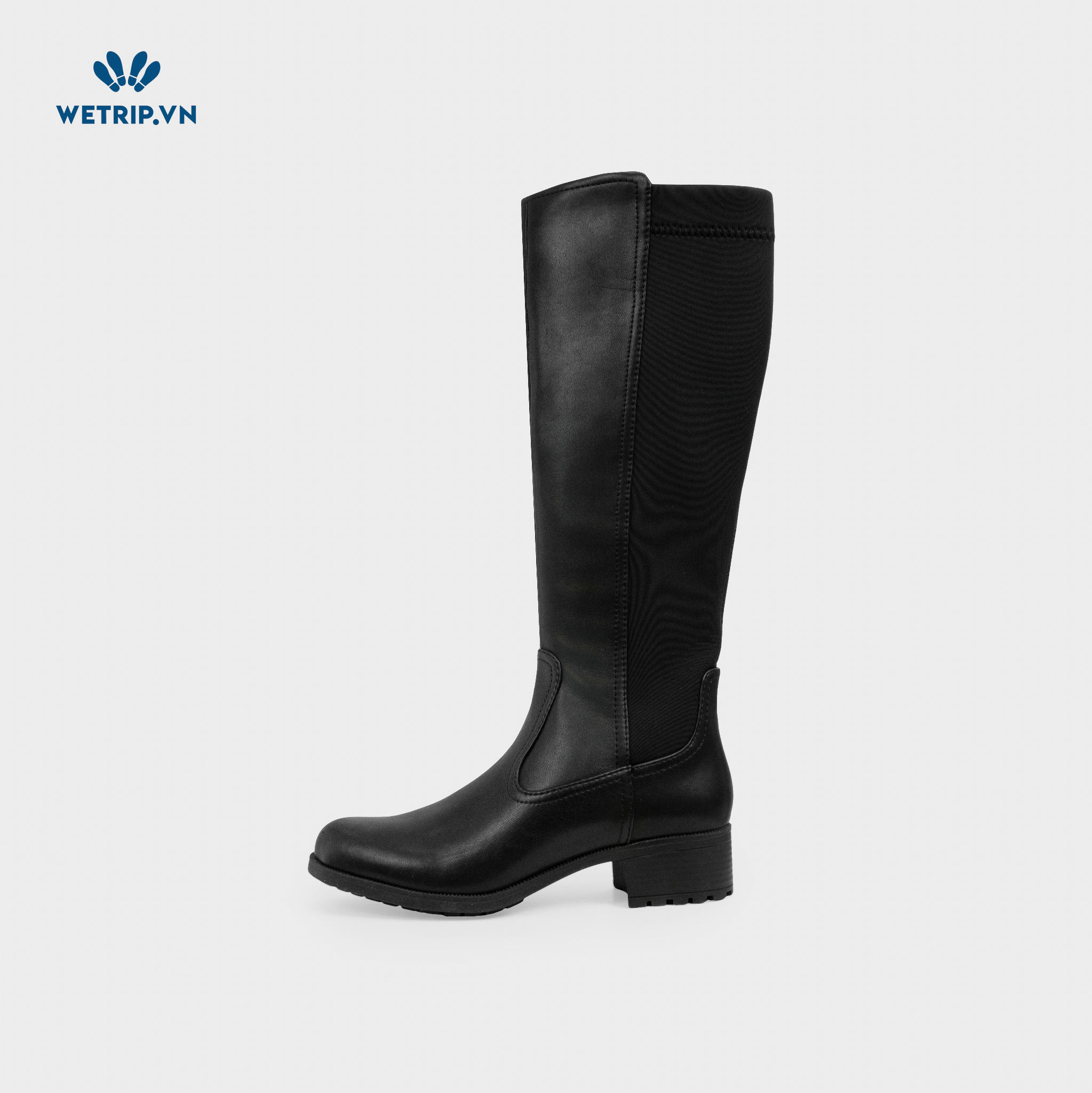 Boots Đầu Gối Cao Gót Bussola (đen) Mã BDG-CG-BSL-028-A