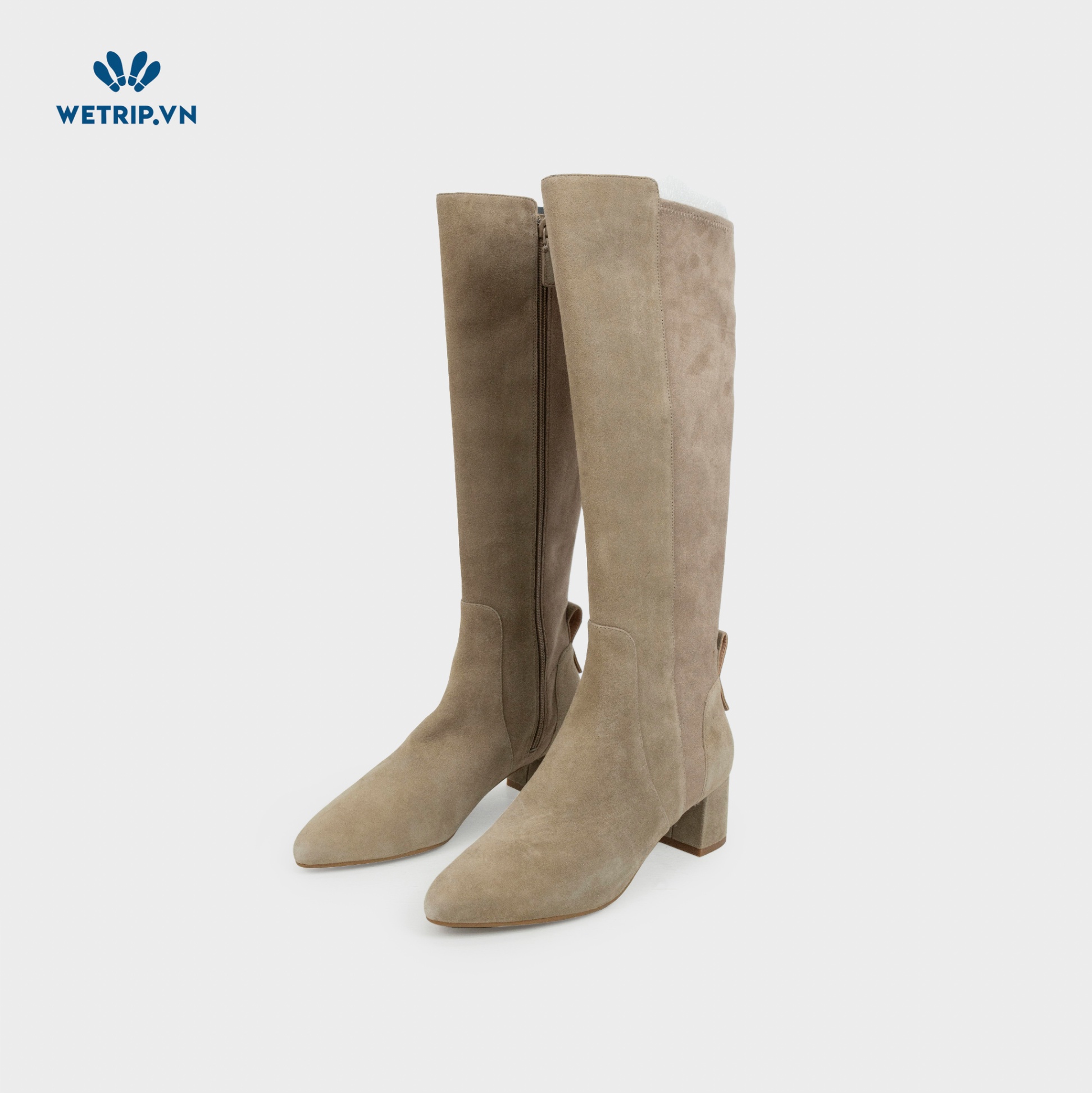 Boots Đầu Gối Cao Gót Cole Haan (Kem) Mã BDG-CG-COHA-002-B