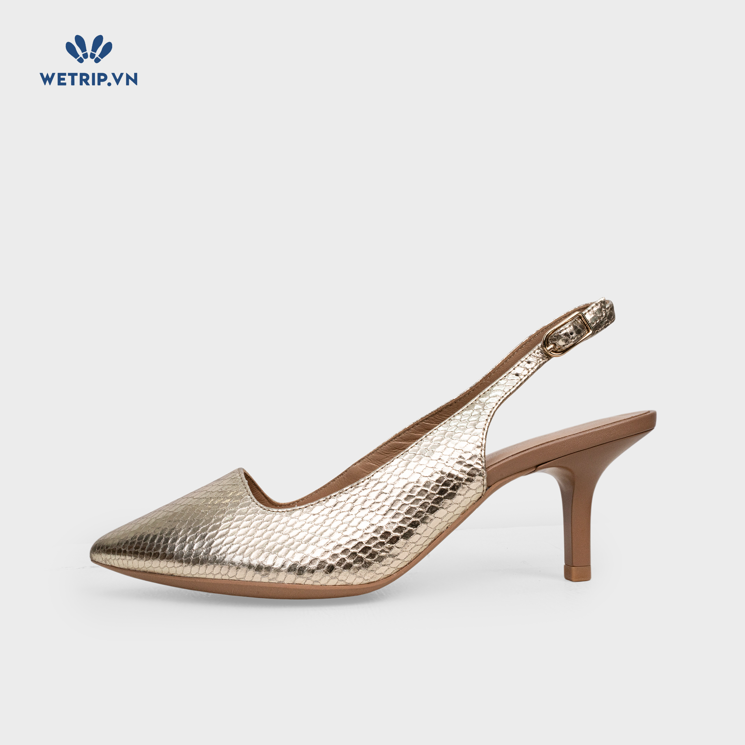 Giày Cao Gót Wetrip_Geox (ánh vàng) Mã GCG-GEOX-004-A