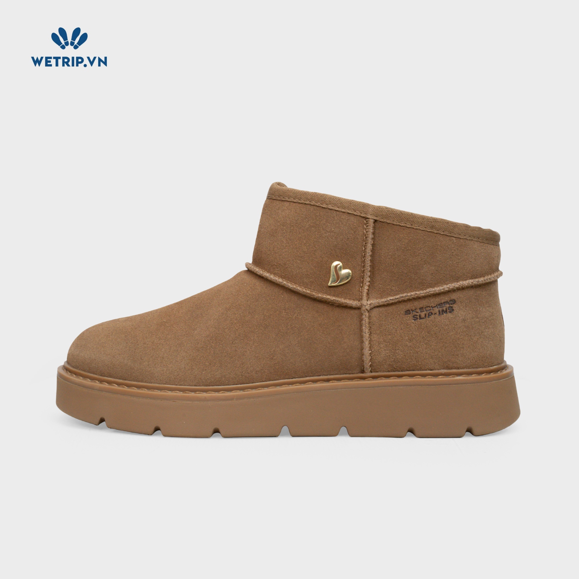Boots Mắt Đế Bằng We_Skechers (Nâu vàng) Mã BMC-DB-SKE-005-B