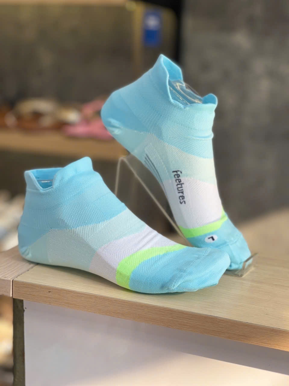 Tất Feetures thấp cổ (Xanh dương nhạt) Mã TAT-FTR-TC-001-H