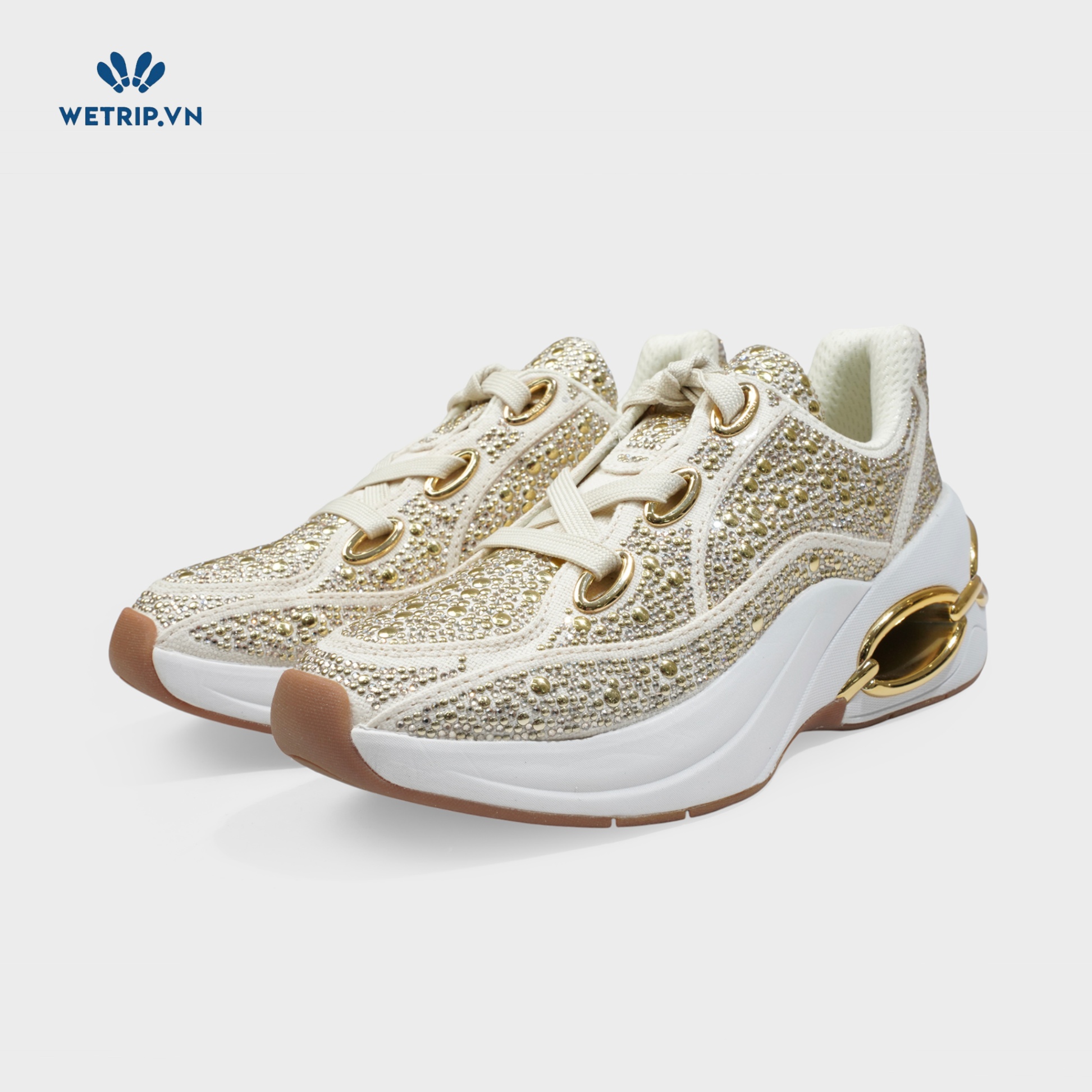 Sneakers Wetrip_MichaelKors (Đá vàng) Mã SN-MK-065-B