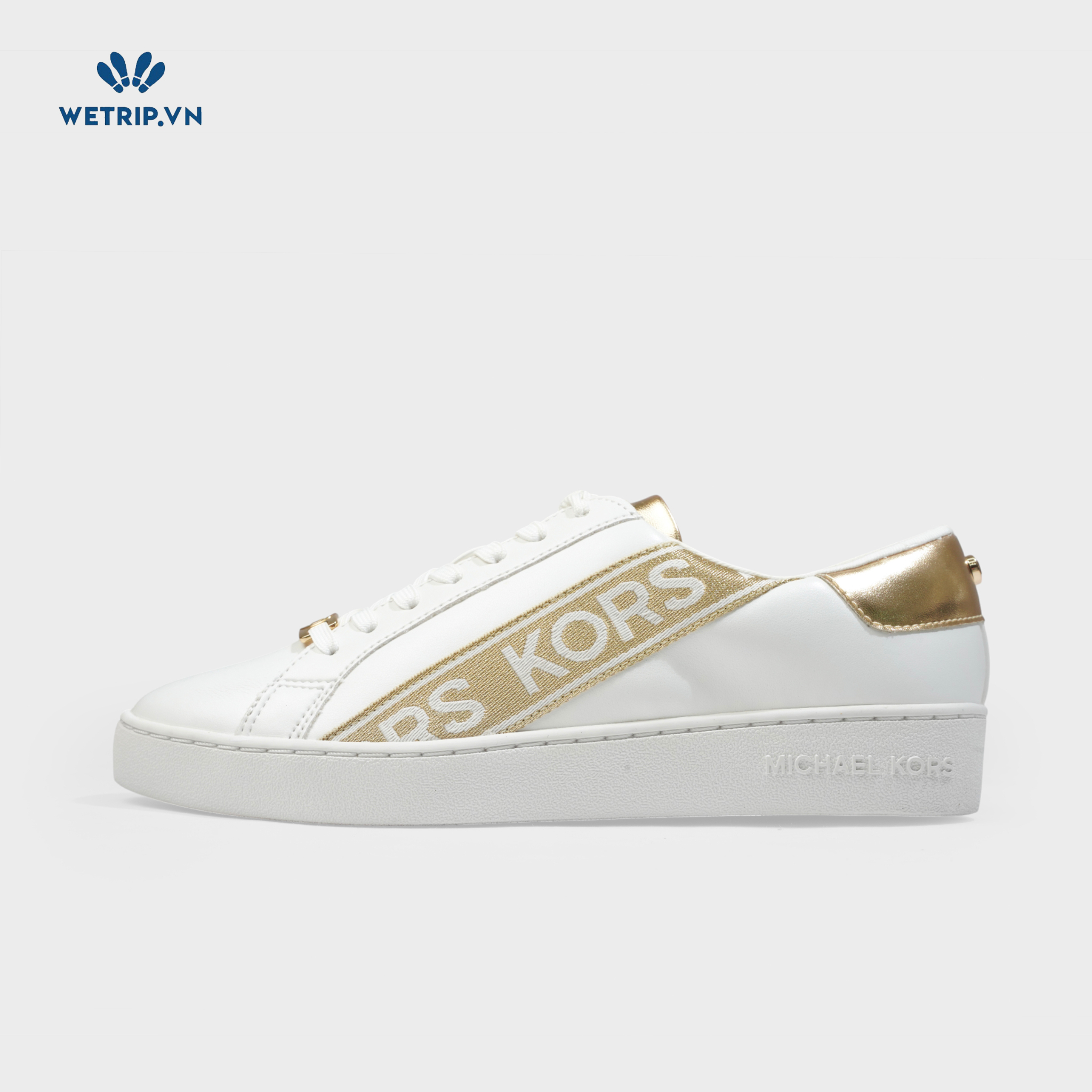 Sneakers Wetrip_MichaelKors (Trắng gót vàng) Mã SN-MK-068-B