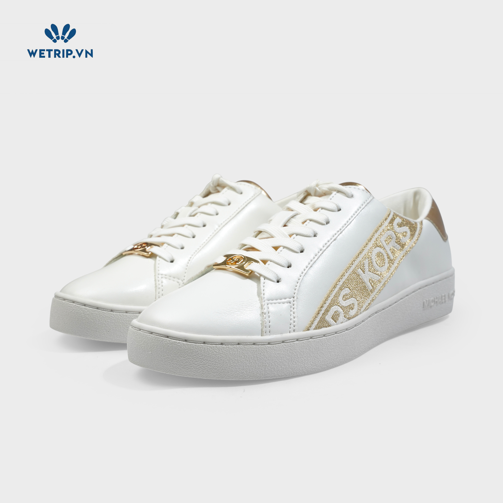 Sneakers Wetrip_MichaelKors (Trắng gót vàng) Mã SN-MK-068-B