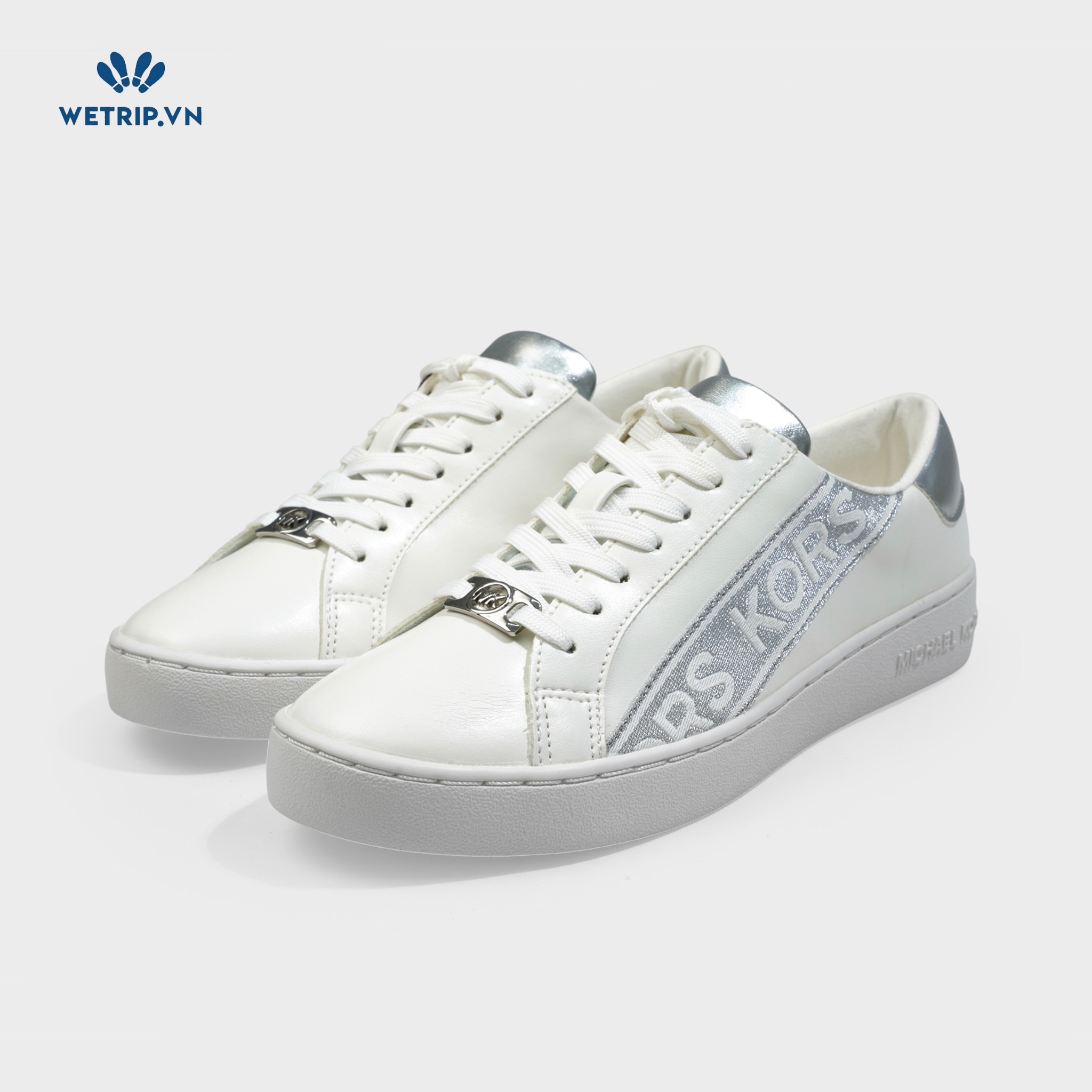 Sneakers Wetrip_MichaelKors (Trắng gót bạc) Mã SN-MK-068-A