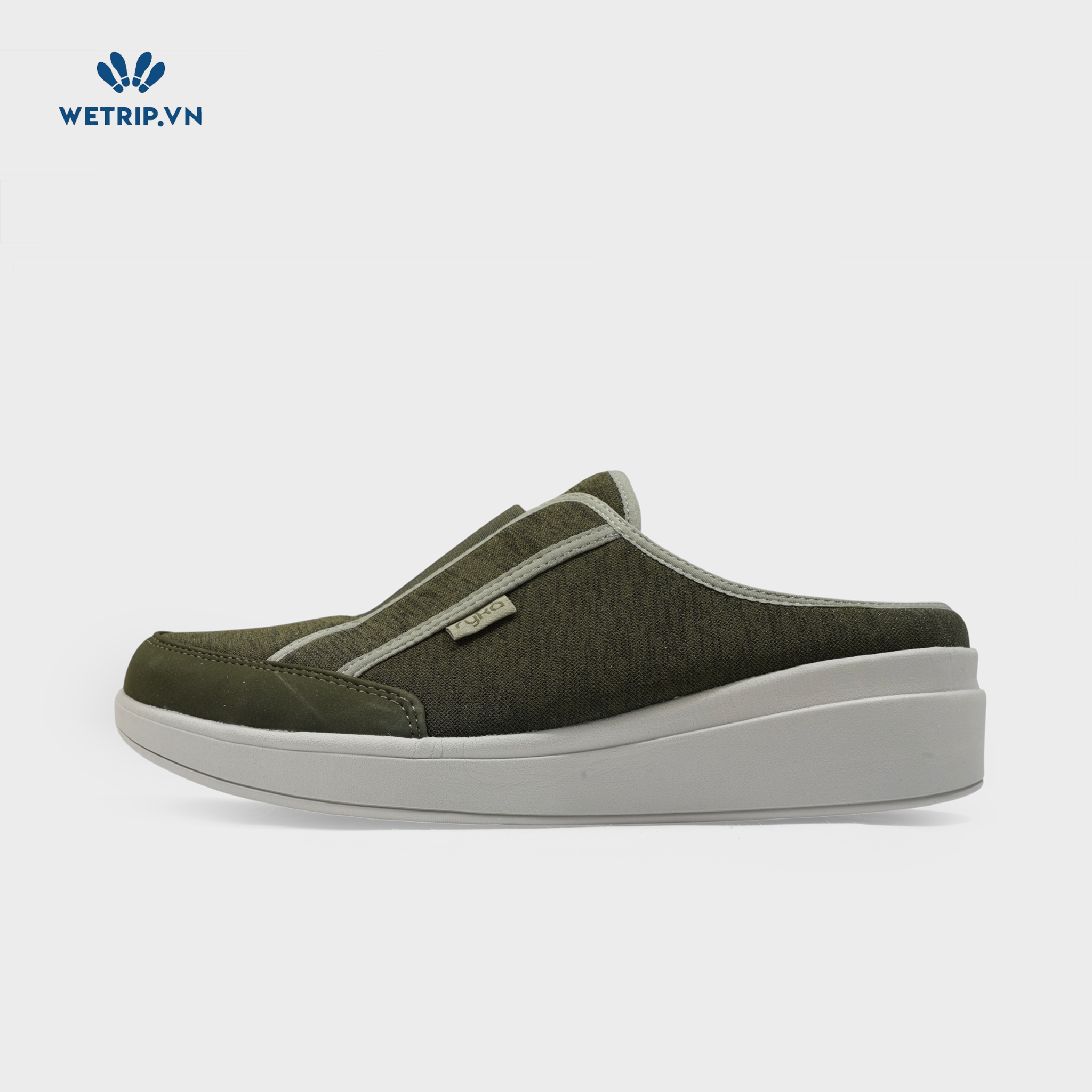 Mules RYKA (Xanh rêu) Mã ML-RYKA-001-C