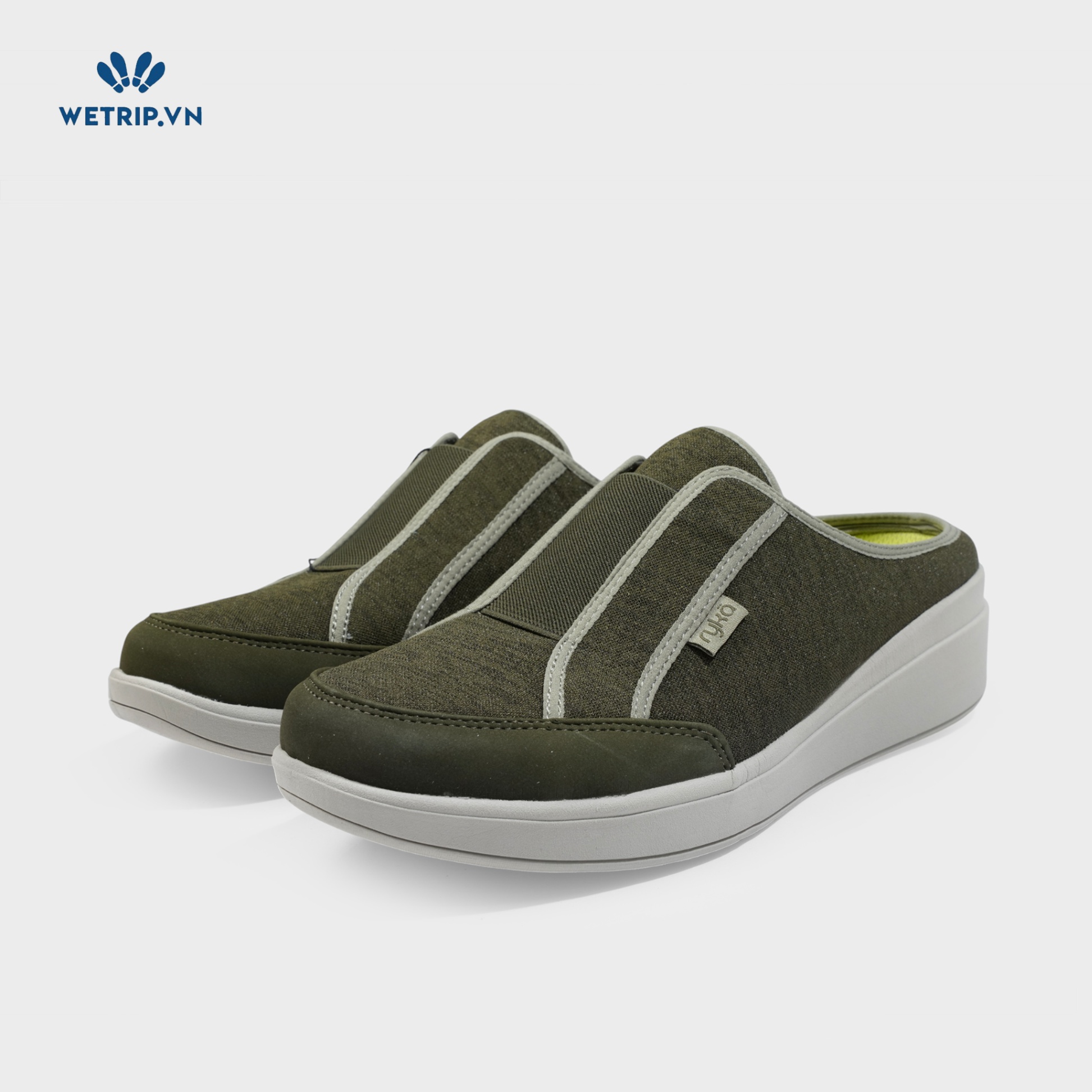 Mules RYKA (Xanh rêu) Mã ML-RYKA-001-C
