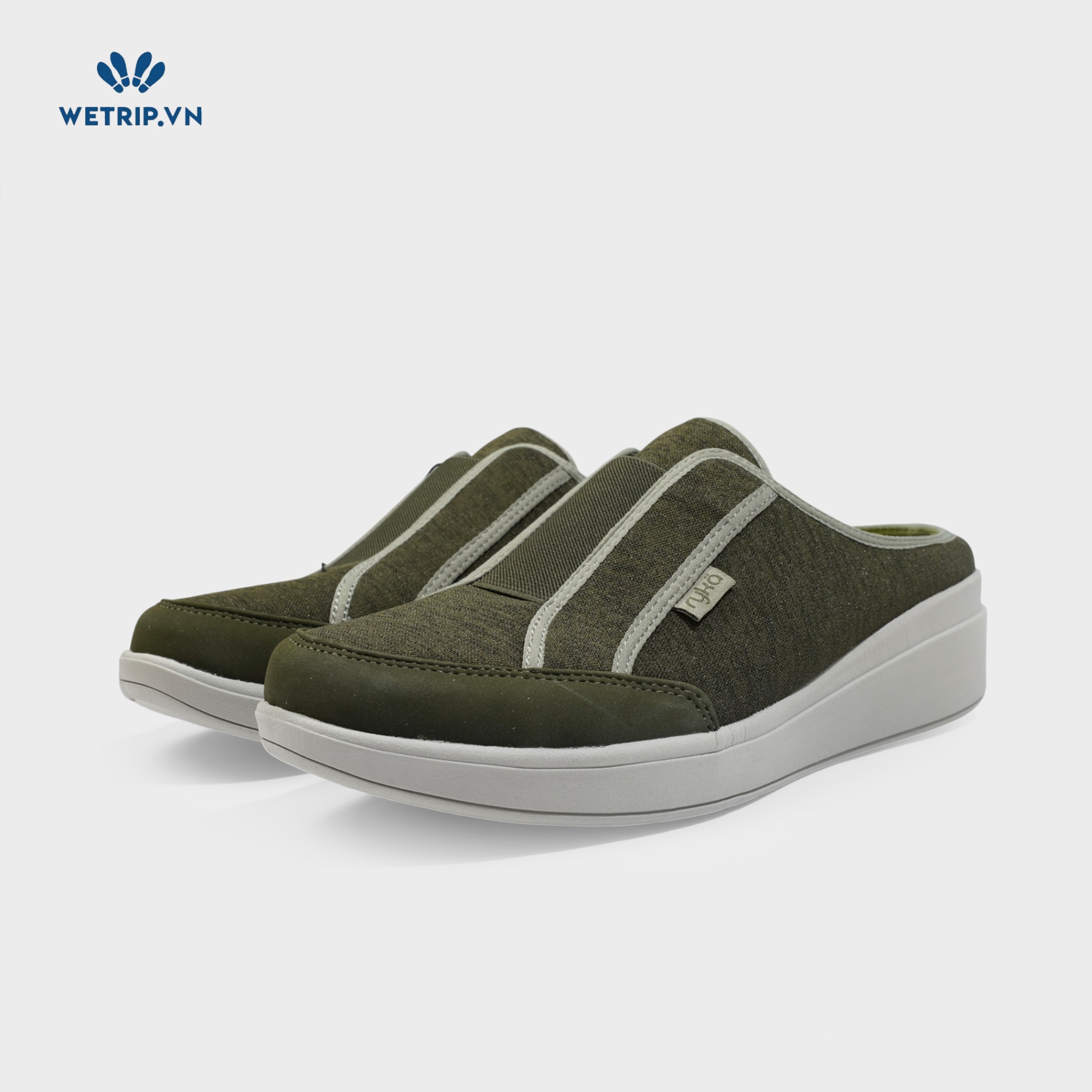 Mules RYKA (Xanh rêu) Mã ML-RYKA-001-C