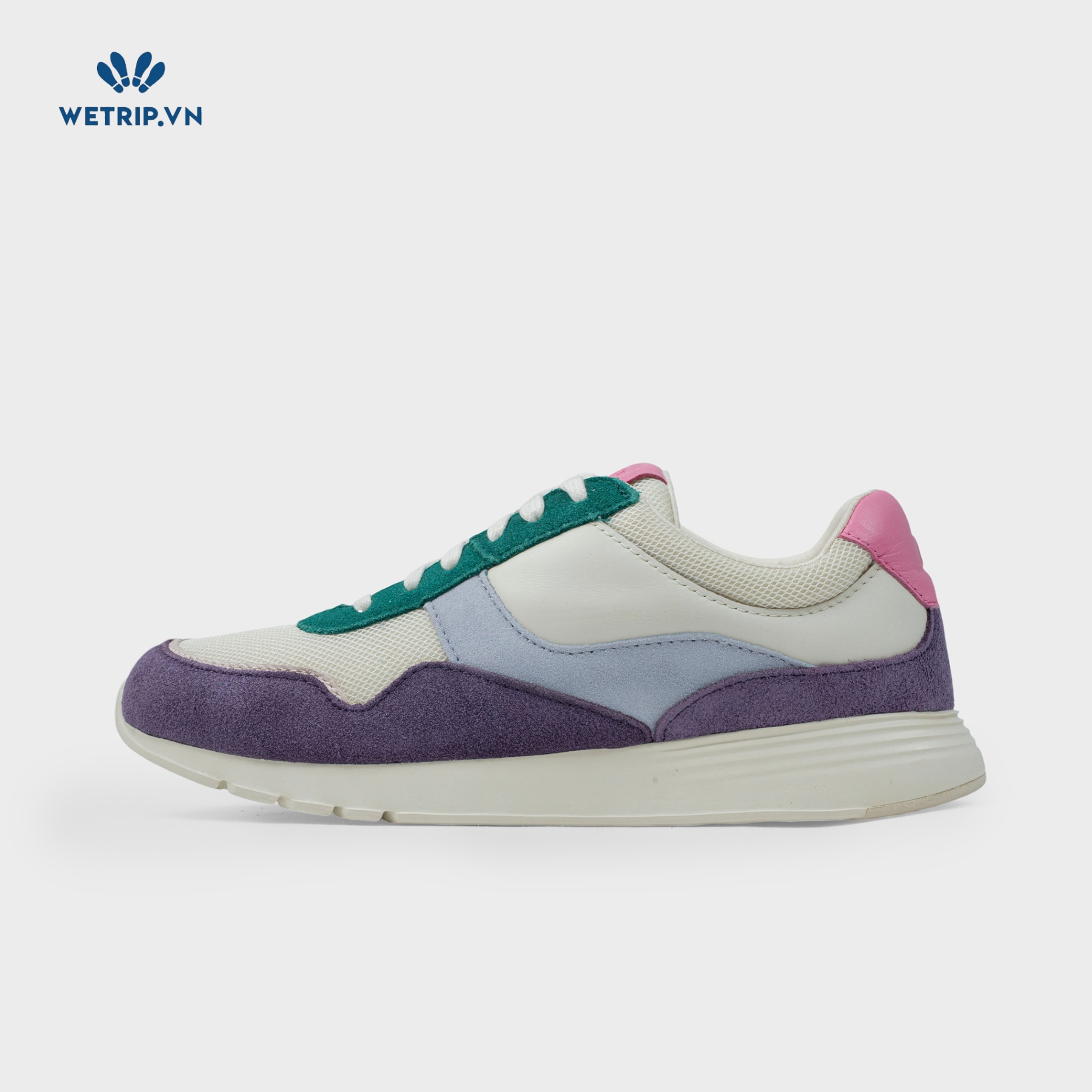 Sneakers We_ColeHaan (trắng kem mix tím-xanh) Mã SN-COHA-026-A