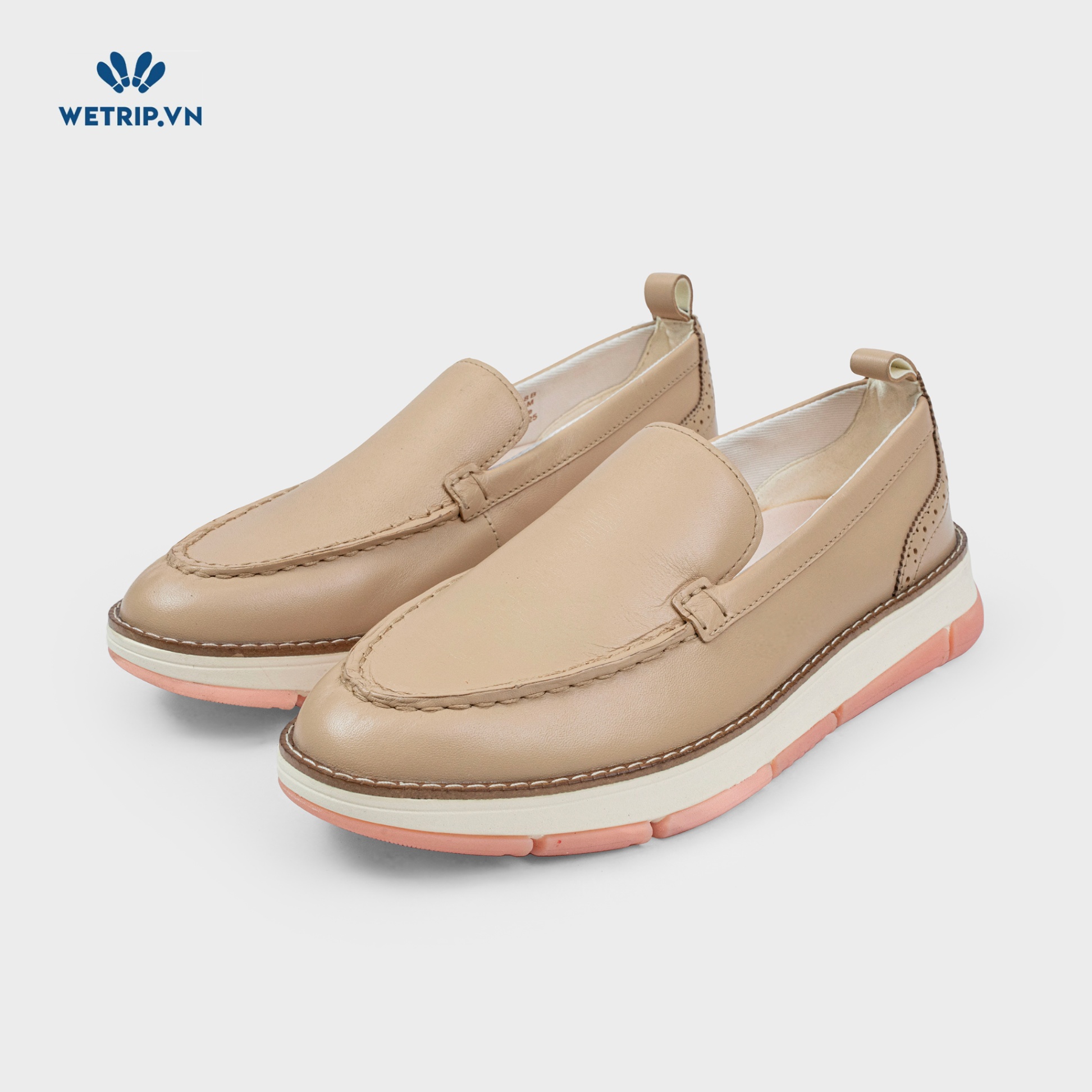 Giày Lười We_ColeHaan (nâu nhạt) Mã GL-COHA-008-A