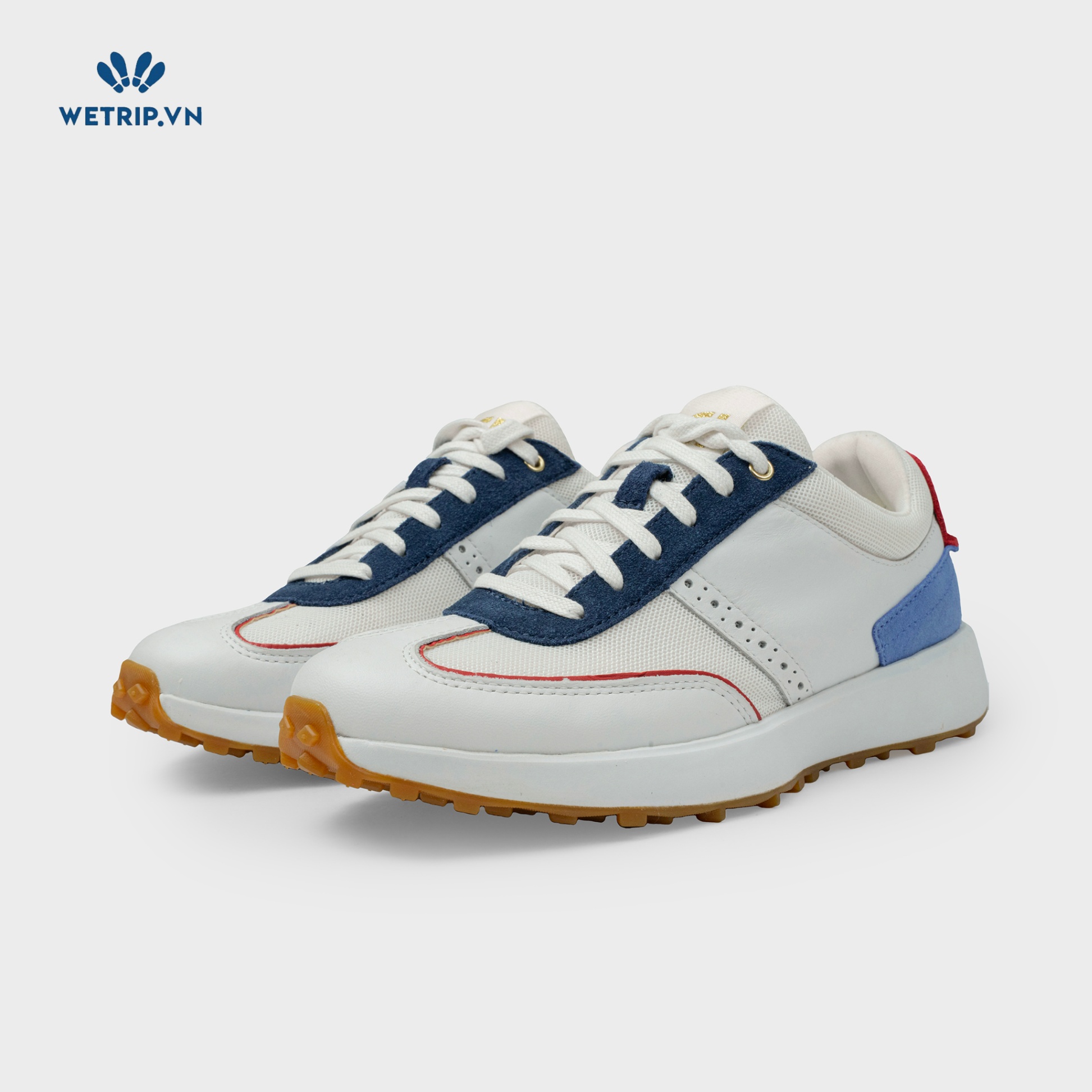 Sneakers We_ColeHaan (trắng mix gót xanh) Mã SN-COHA-002-B