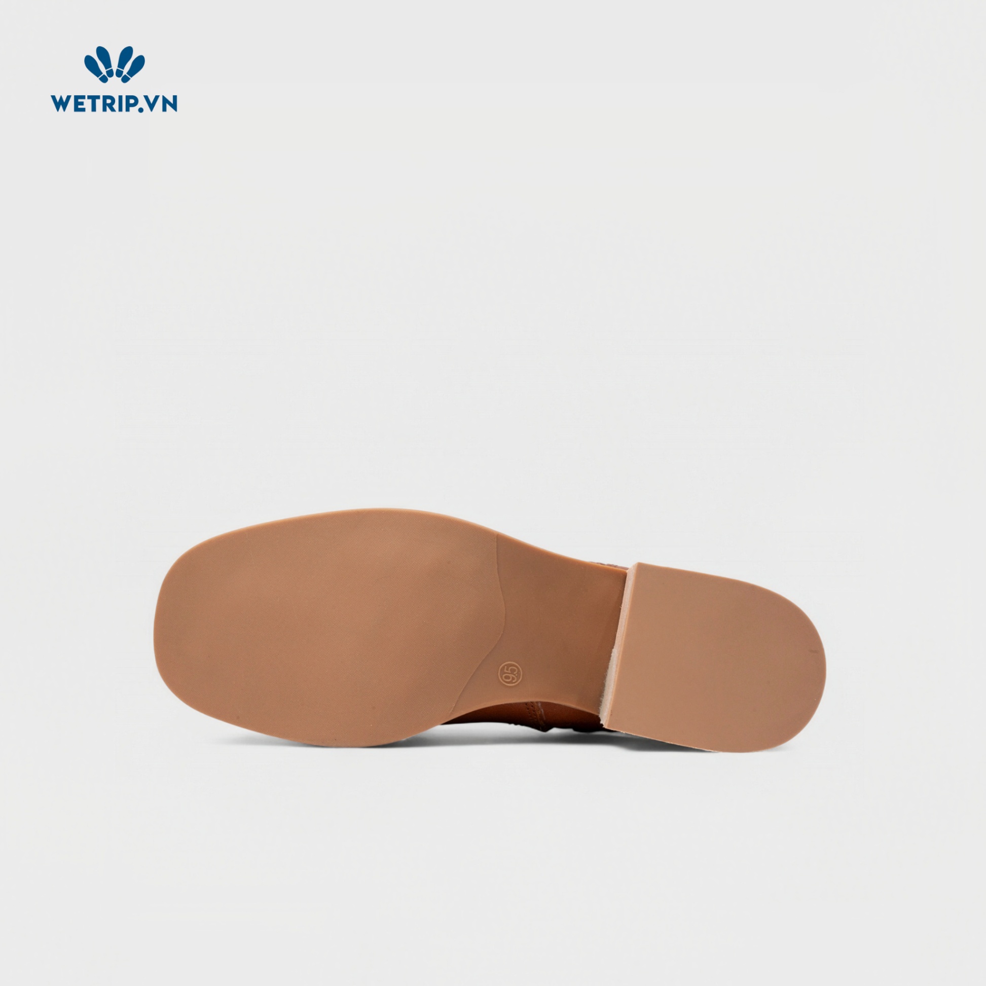 Boots Lửng Cao Gót Blondo (nâu) (Da thật - chống nước) Mã BL-CG-BLD-002-A1