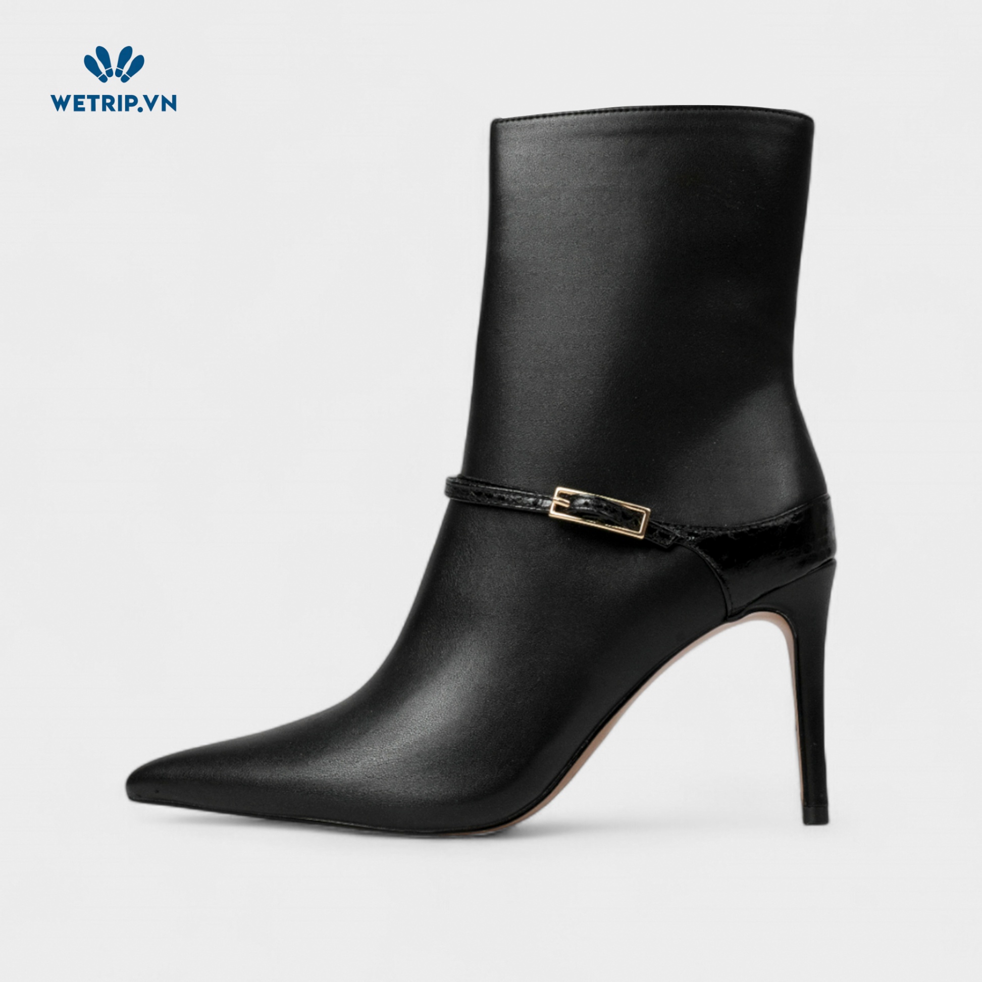 Boots Lửng Cao Gót ALDO (đen) Mã BL-CG-ALDO-012-B