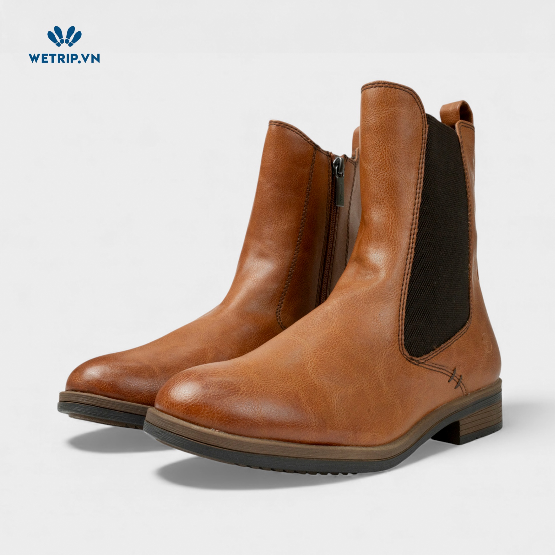 Boots Lửng Đế Bằng Tamaris (nâu) Mã BL-DB-TMR-012-B