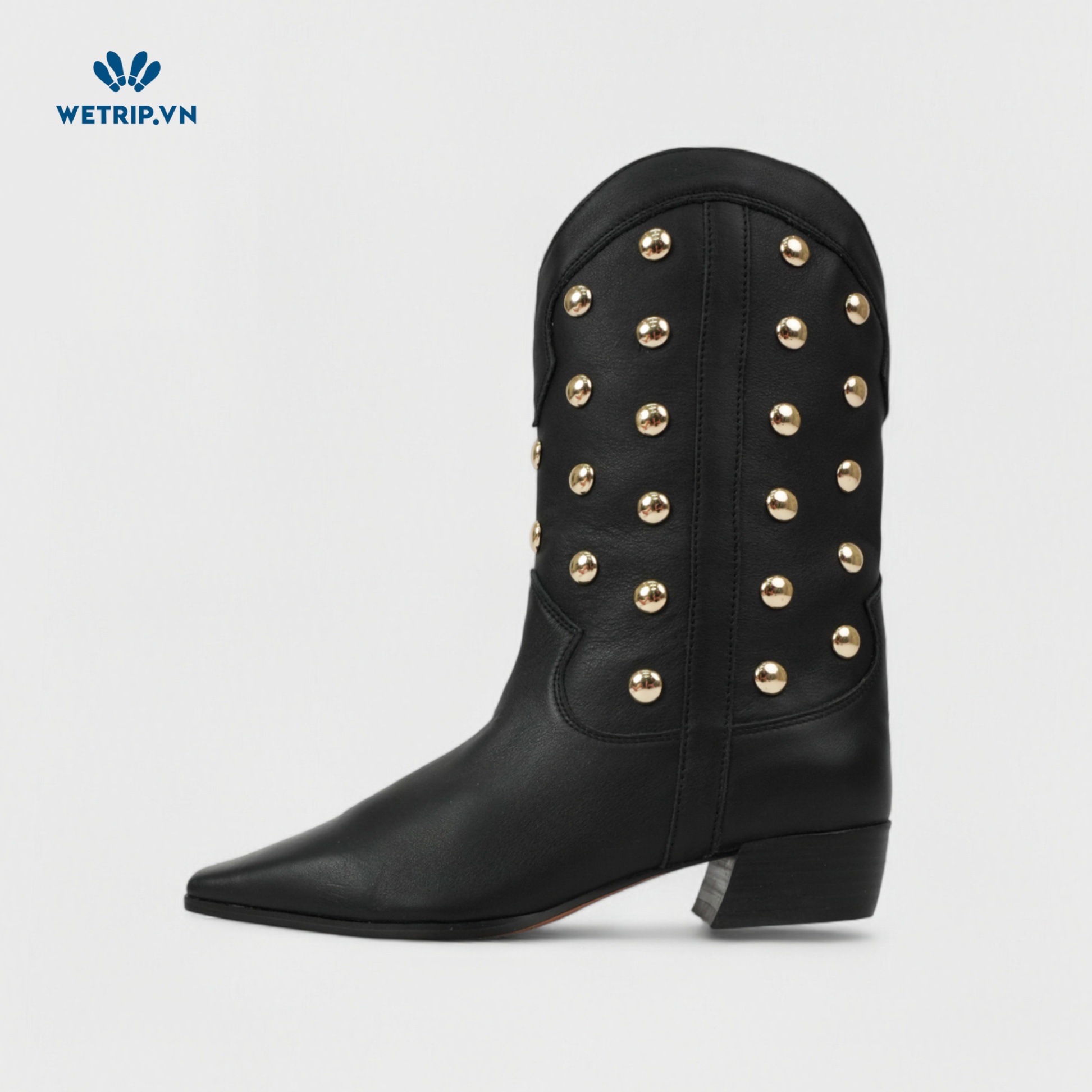 Boots Lửng Đế Bằng Vince Camuto (Đen) Mã BL-CG-VC-001-A