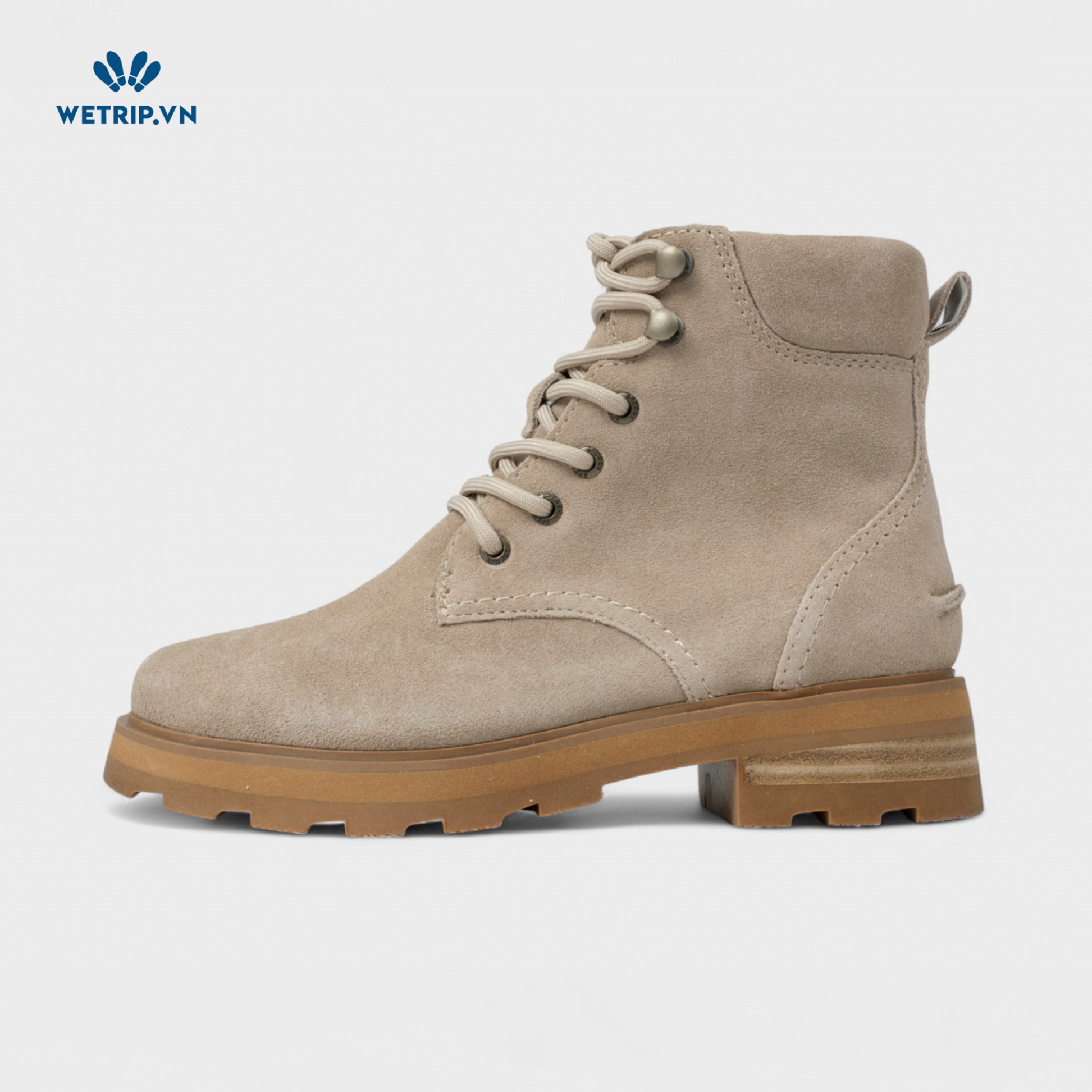 Boots Mắt Cá Cao Gót We_Sperry (nâu nhạt) Mã BMC-DB-SPR-012-A