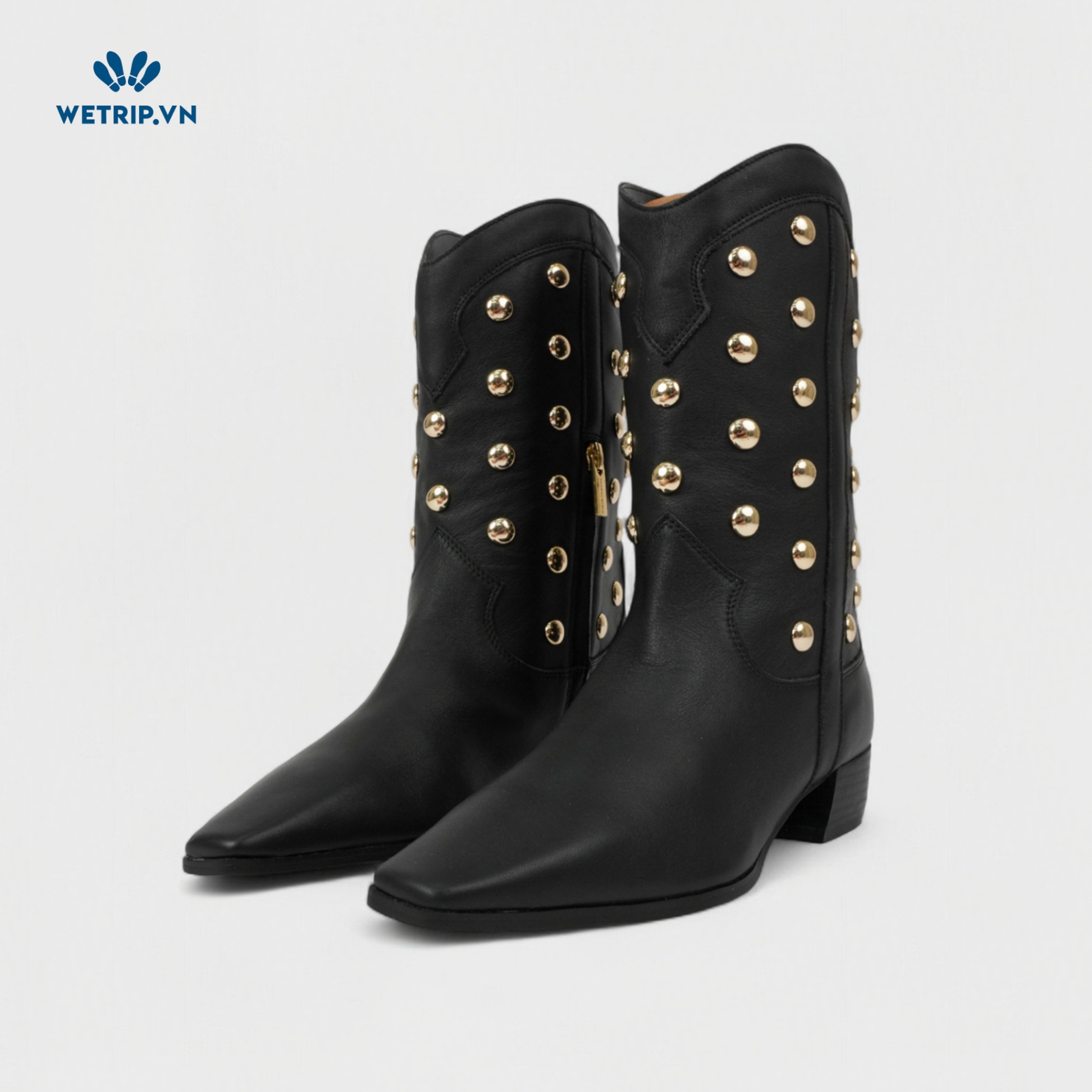 Boots Lửng Đế Bằng Vince Camuto (Đen) Mã BL-CG-VC-001-A