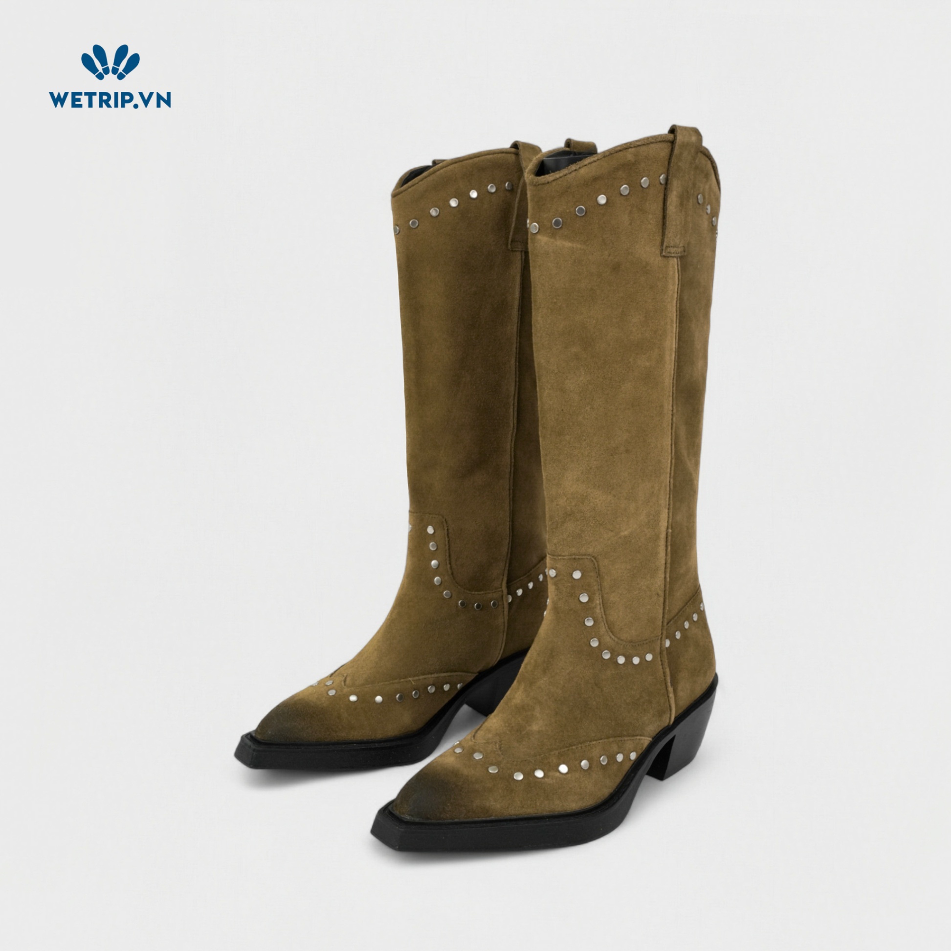 Boots Đầu Gối Cao Gót Pull&Bear (nâu) Mã BDG-CG-PB-001-A