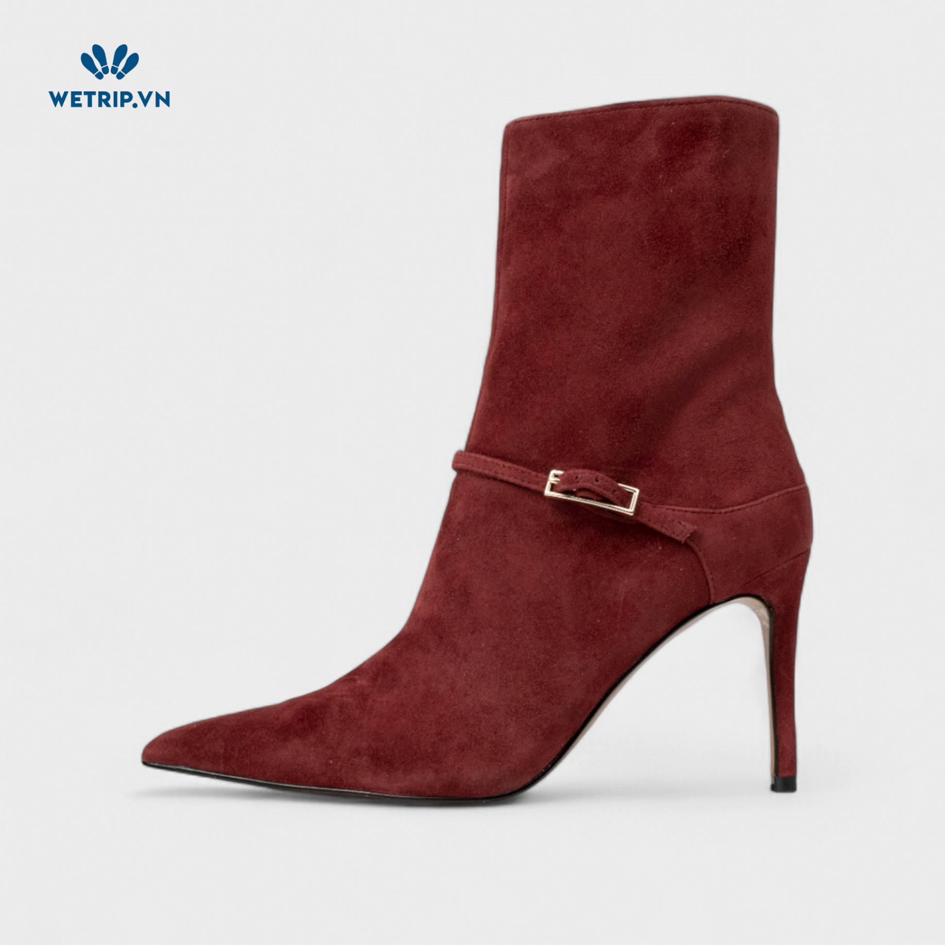 Boots Lửng Cao Gót ALDO (đỏ) Mã BL-CG-ALDO-012-A