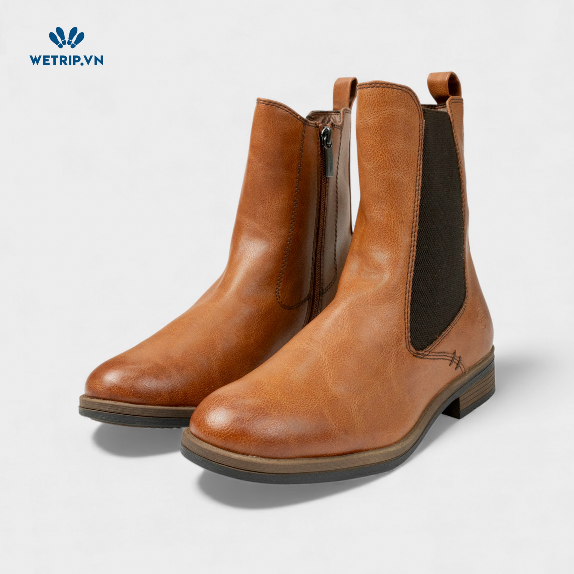Boots Lửng Đế Bằng Tamaris (nâu) Mã BL-DB-TMR-012-B