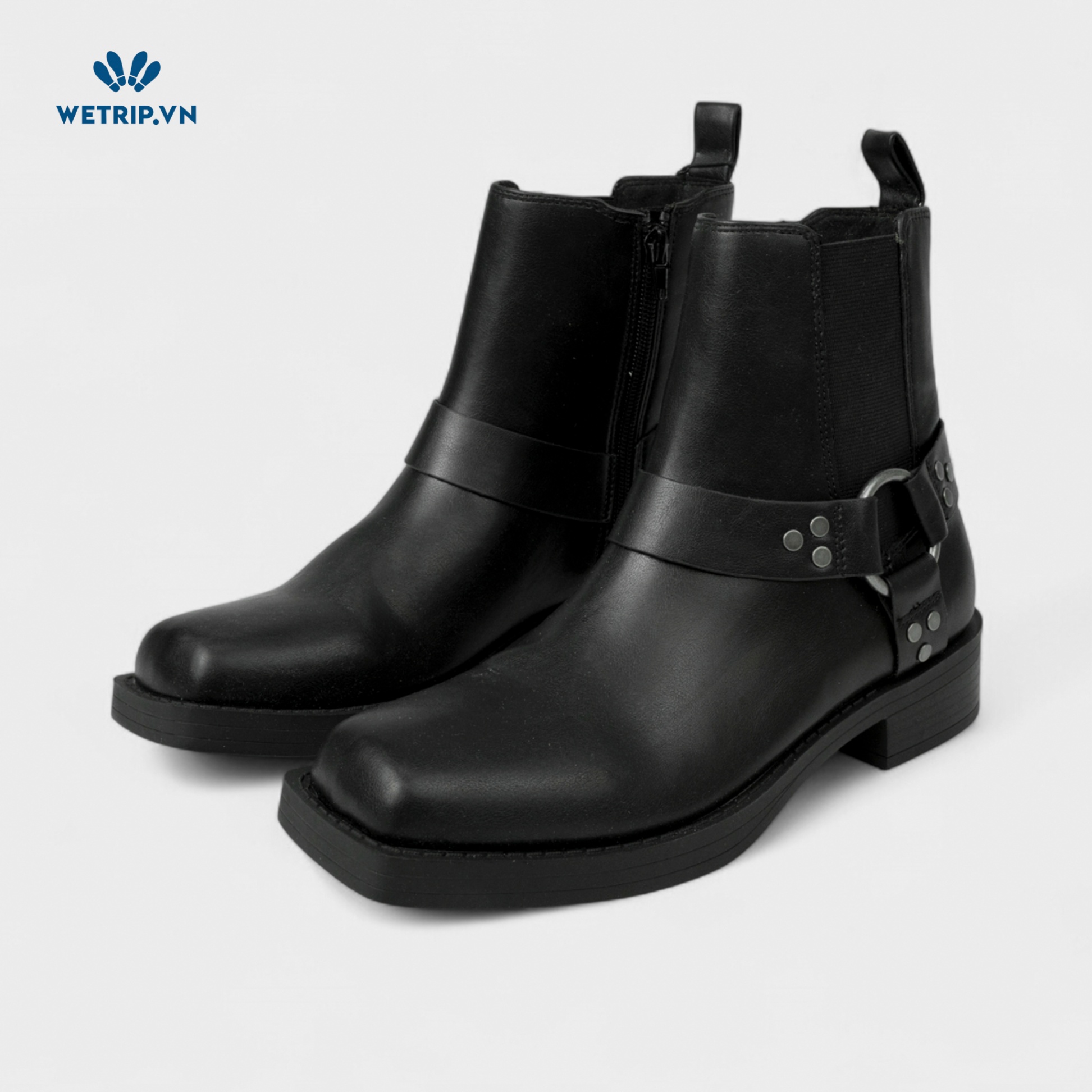 Boots Lửng Đế Bằng Pull&Bear (đen) Mã BL-DB-PB-002-A