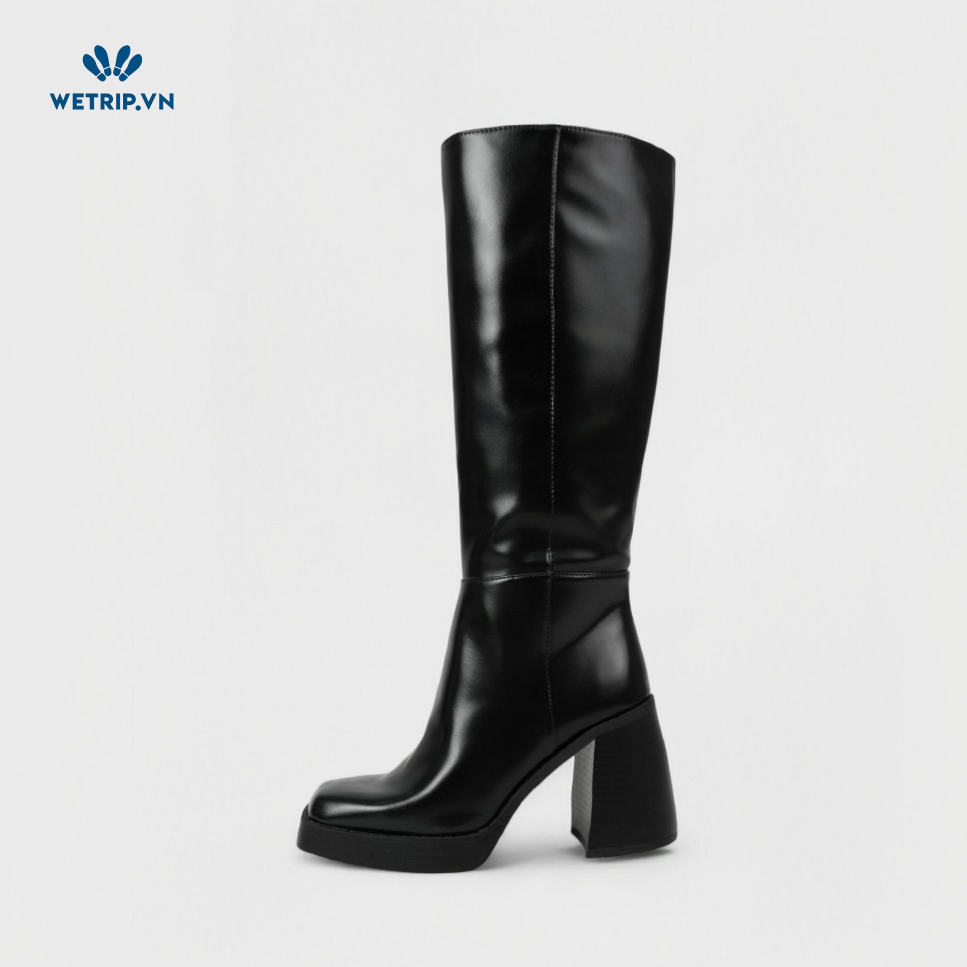 Boots Đầu Gối Cao Gót Stradivariuss (đen) Mã BDG-CG-SDR-001-A