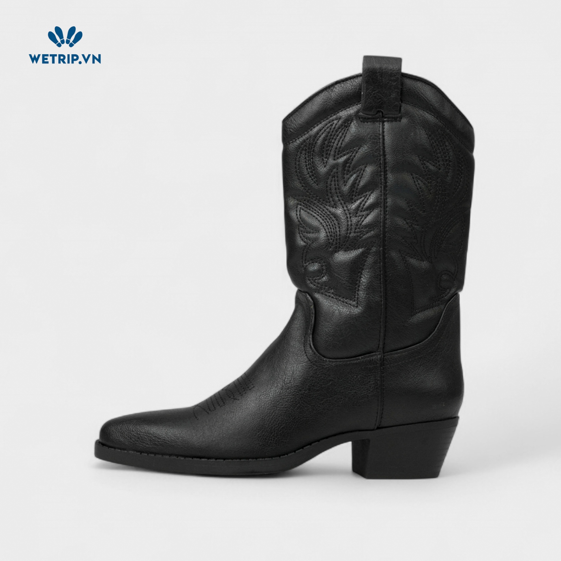 Boots Lửng Cao Gót Lefties (Đen) Mã BL-CG-LEFT-004-A