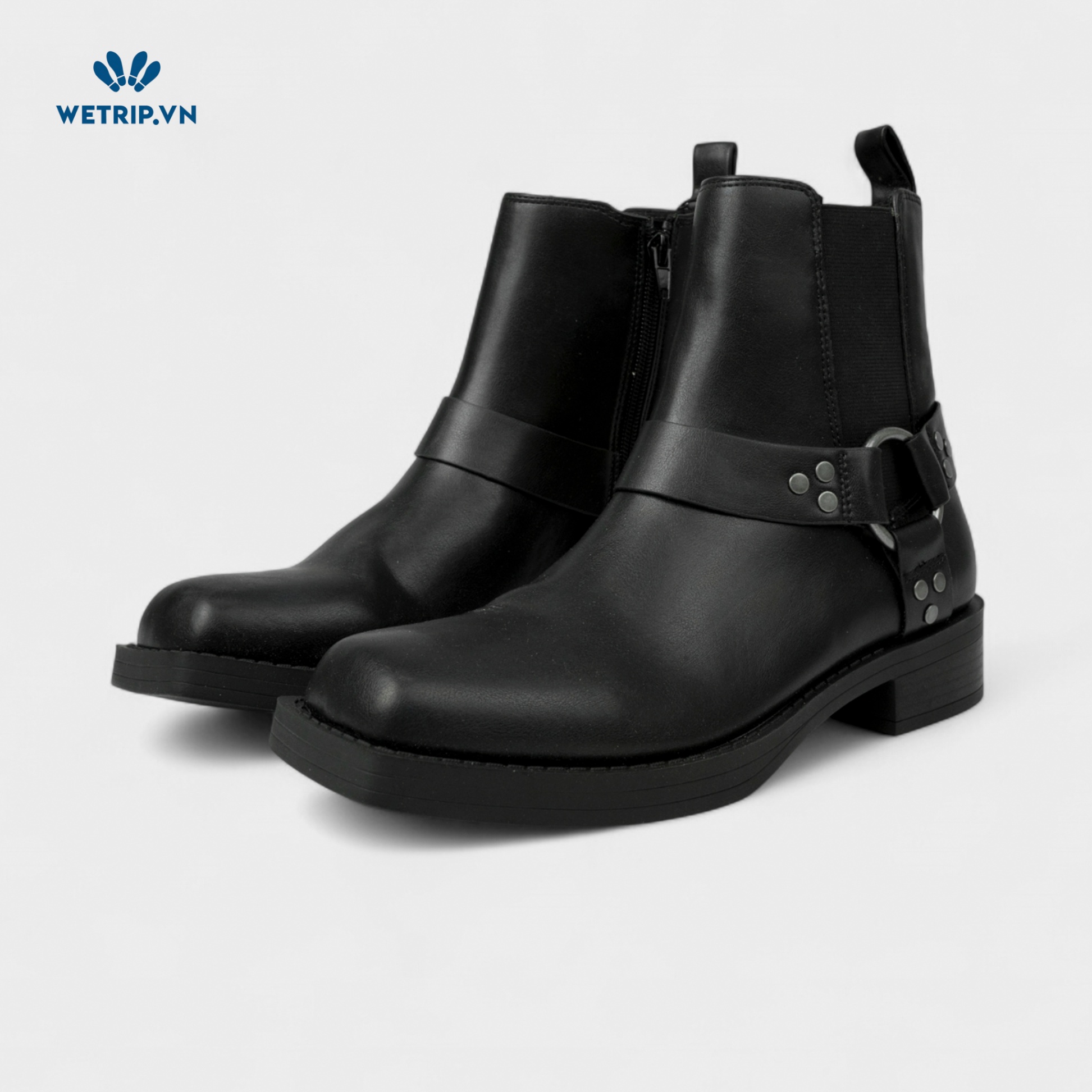 Boots Lửng Đế Bằng Pull&Bear (đen) Mã BL-DB-PB-002-A