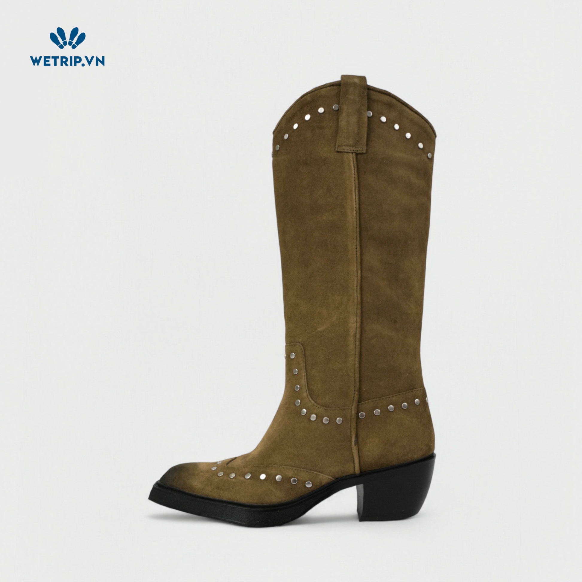 Boots Đầu Gối Cao Gót Pull&Bear (nâu) Mã BDG-CG-PB-001-A