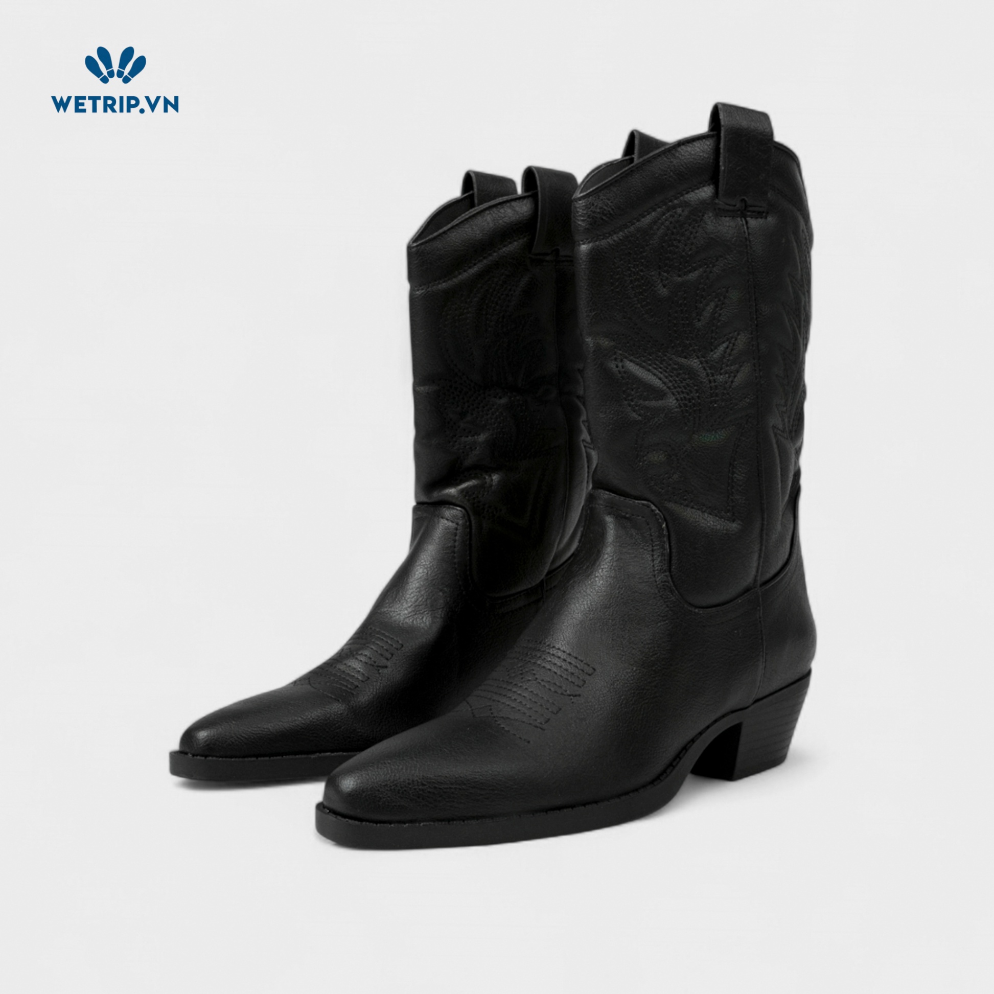 Boots Lửng Cao Gót Lefties (Đen) Mã BL-CG-LEFT-004-A