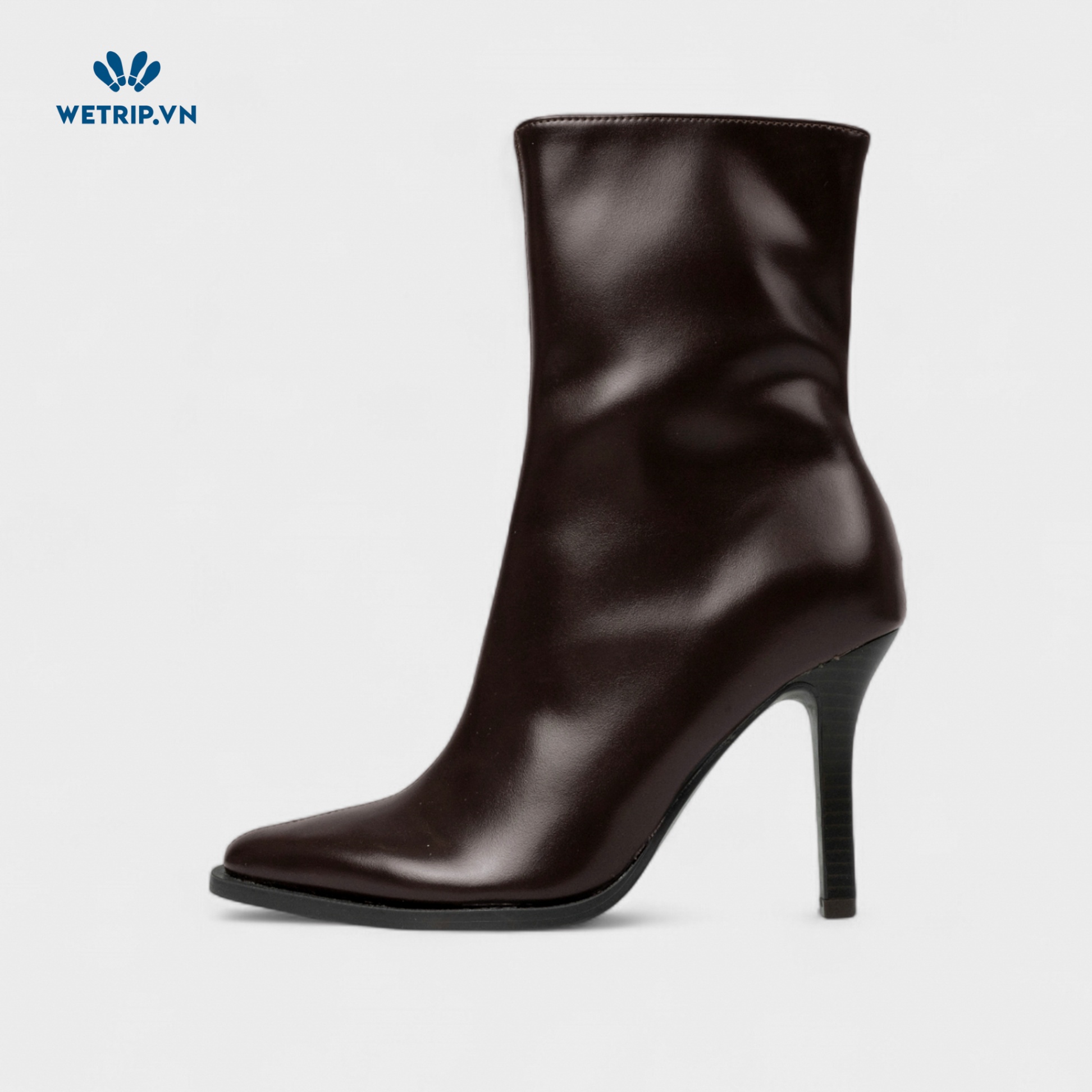 Boots Lửng Cao Gót ZARA (nâu) Mã BL-CG-ZR-010-A