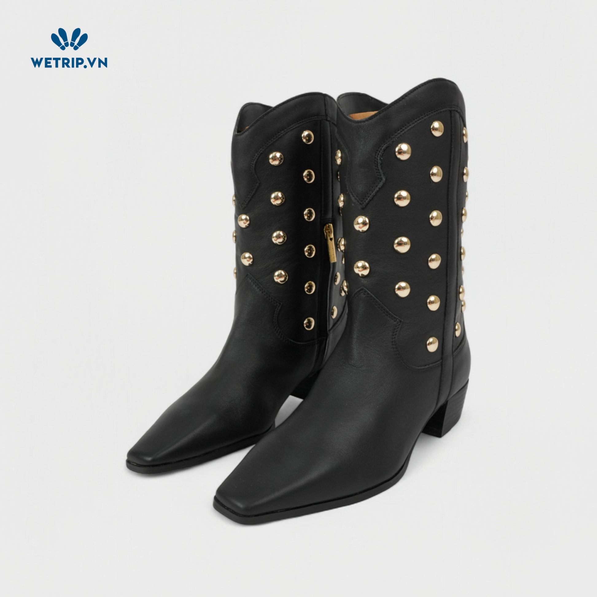 Boots Lửng Đế Bằng Vince Camuto (Đen) Mã BL-CG-VC-001-A