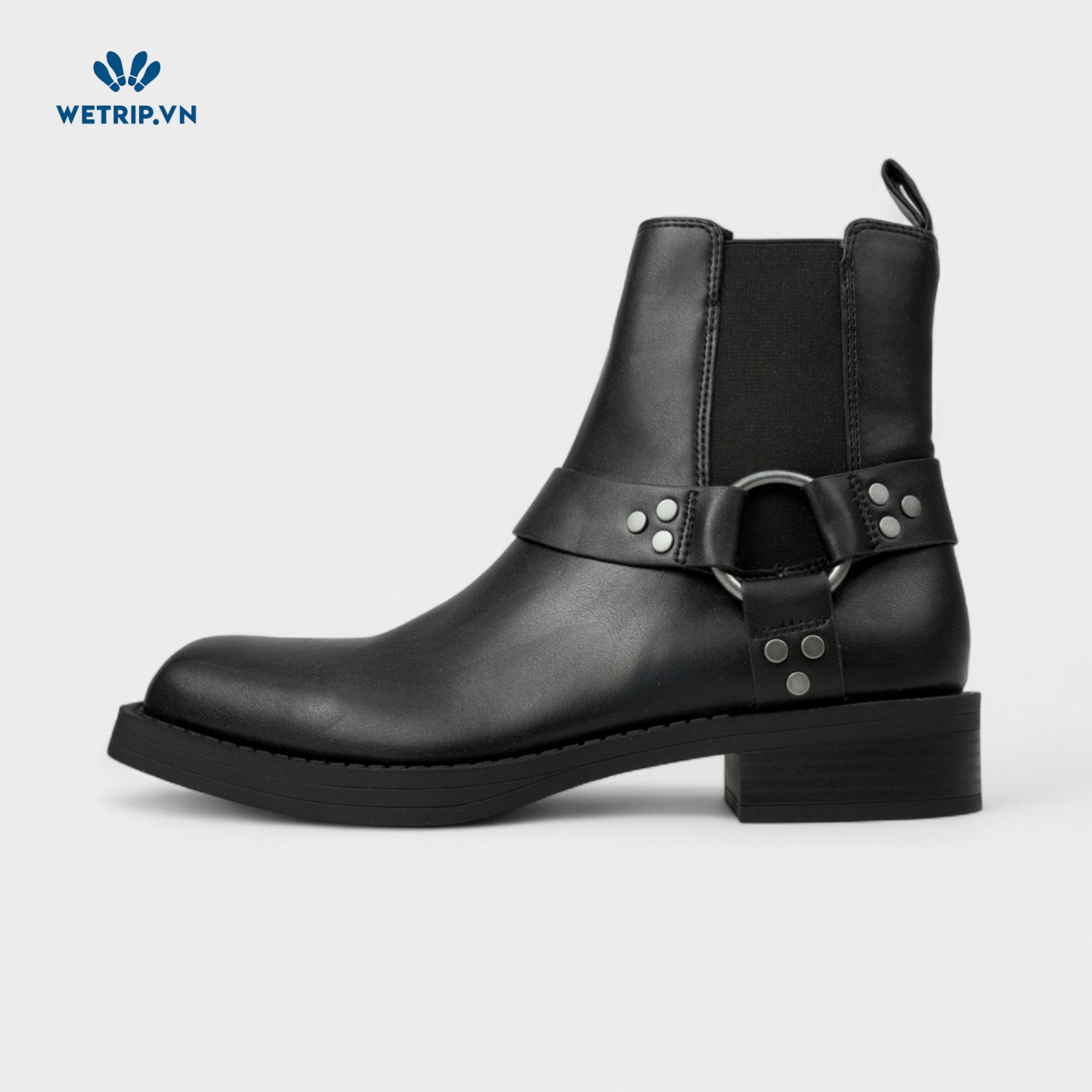 Boots Lửng Đế Bằng Pull&Bear (đen) Mã BL-DB-PB-002-A