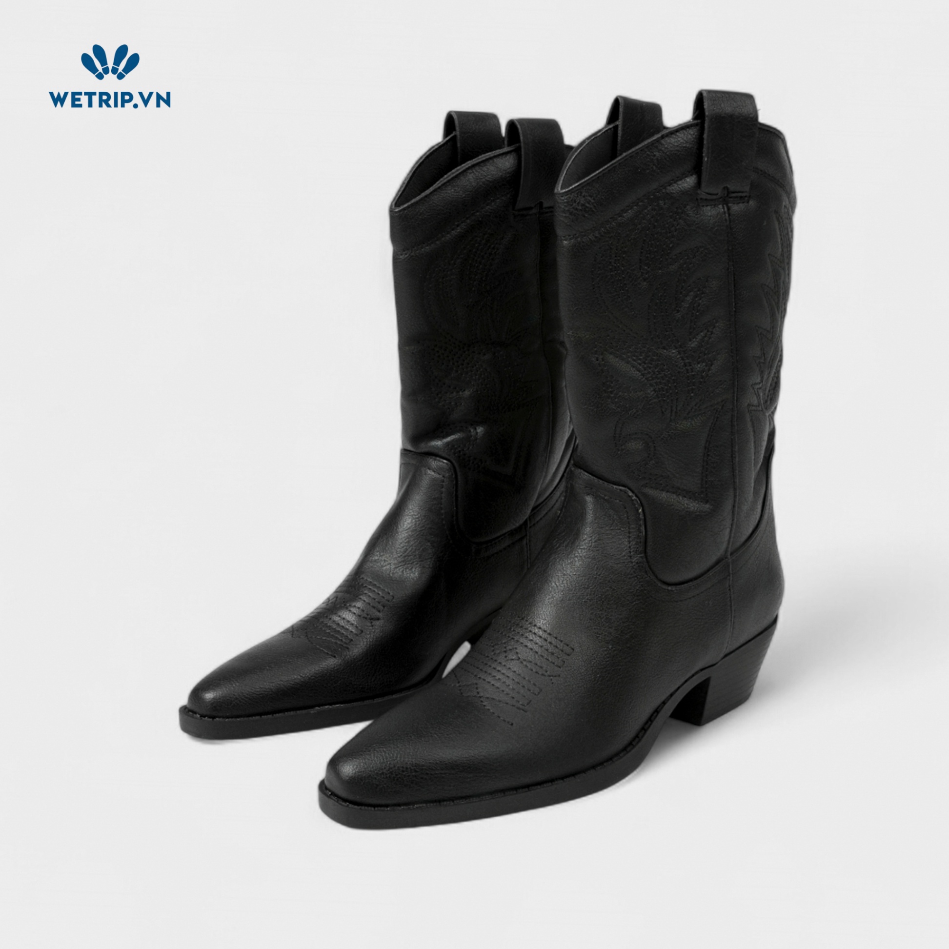 Boots Lửng Cao Gót Lefties (Đen) Mã BL-CG-LEFT-004-A